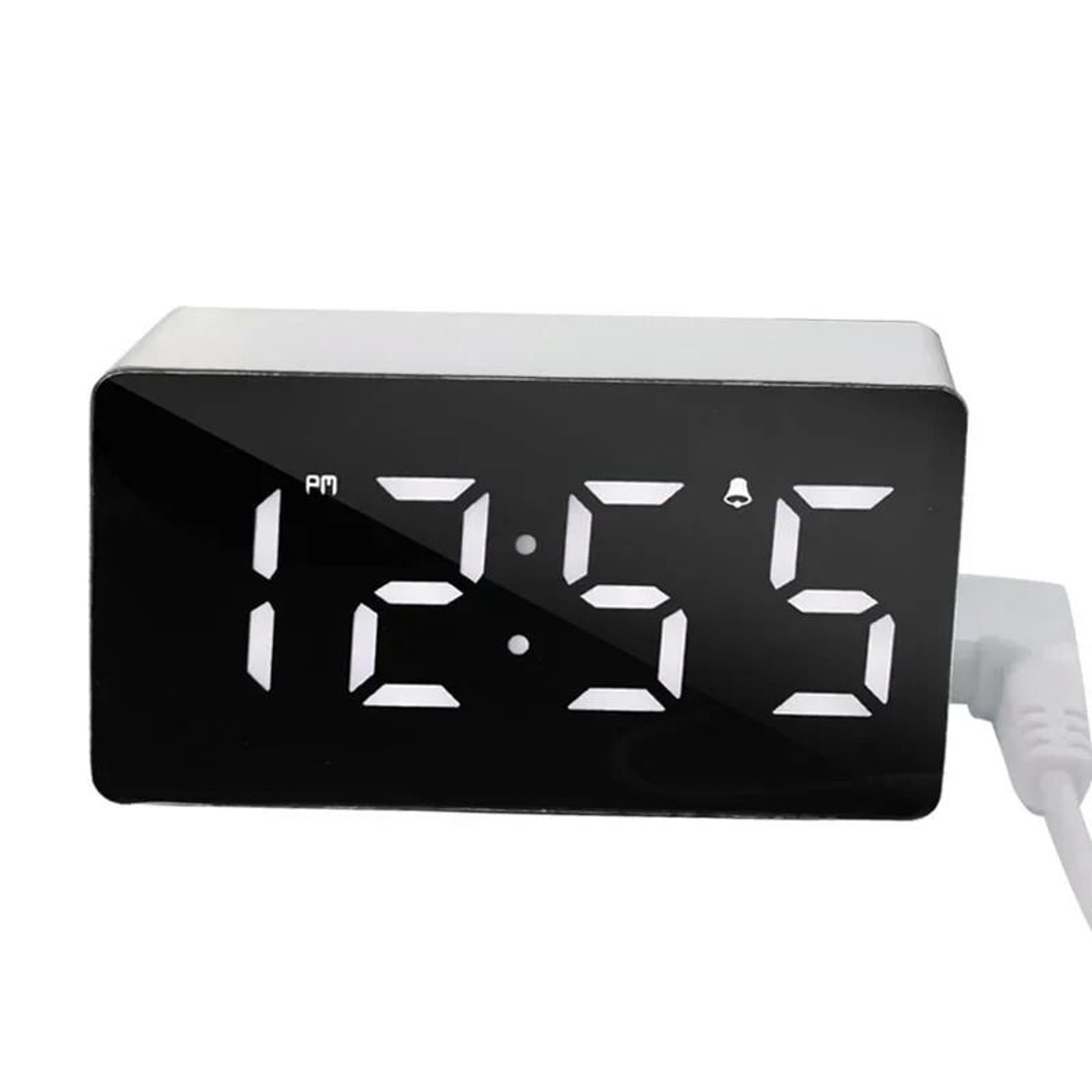 Smart Voice Control Alarm Clock With Temperature Display And Dual Alarms 2