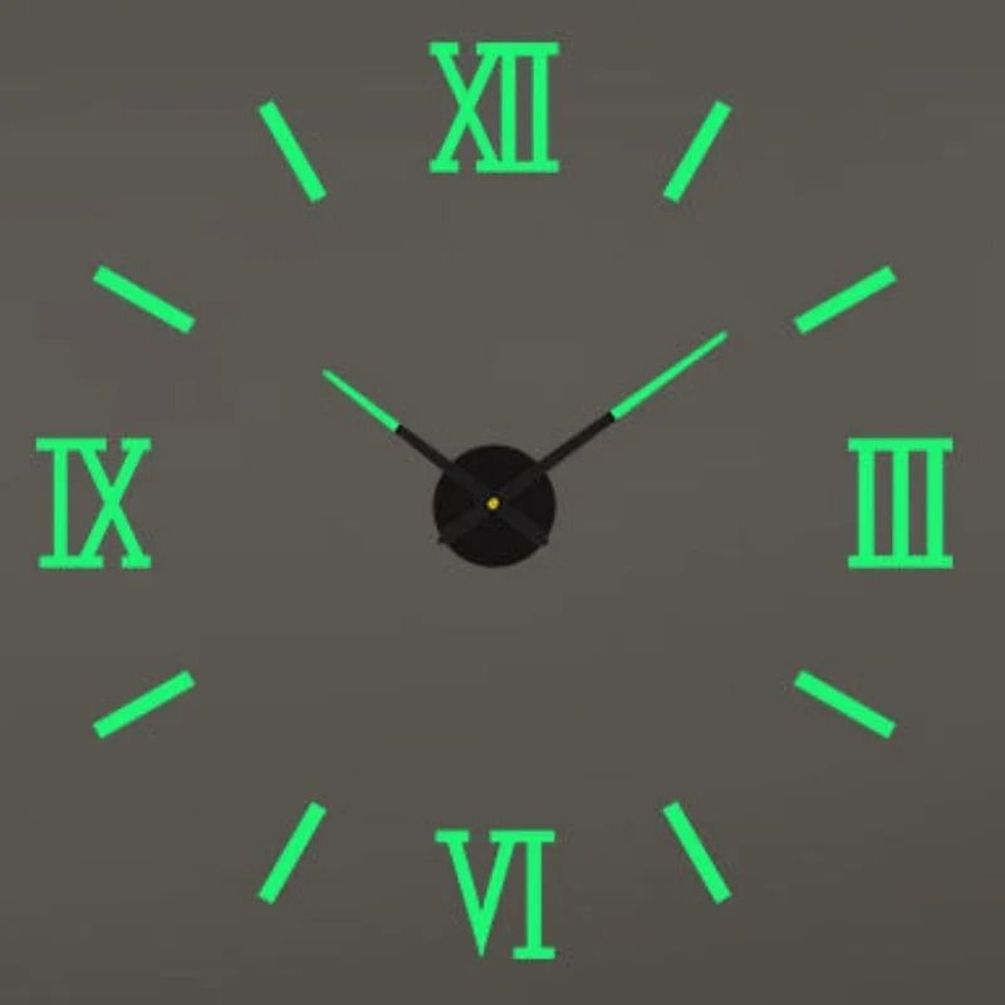 Modern 3D DIY Wall Clock With Acrylic Mirror Finish 8