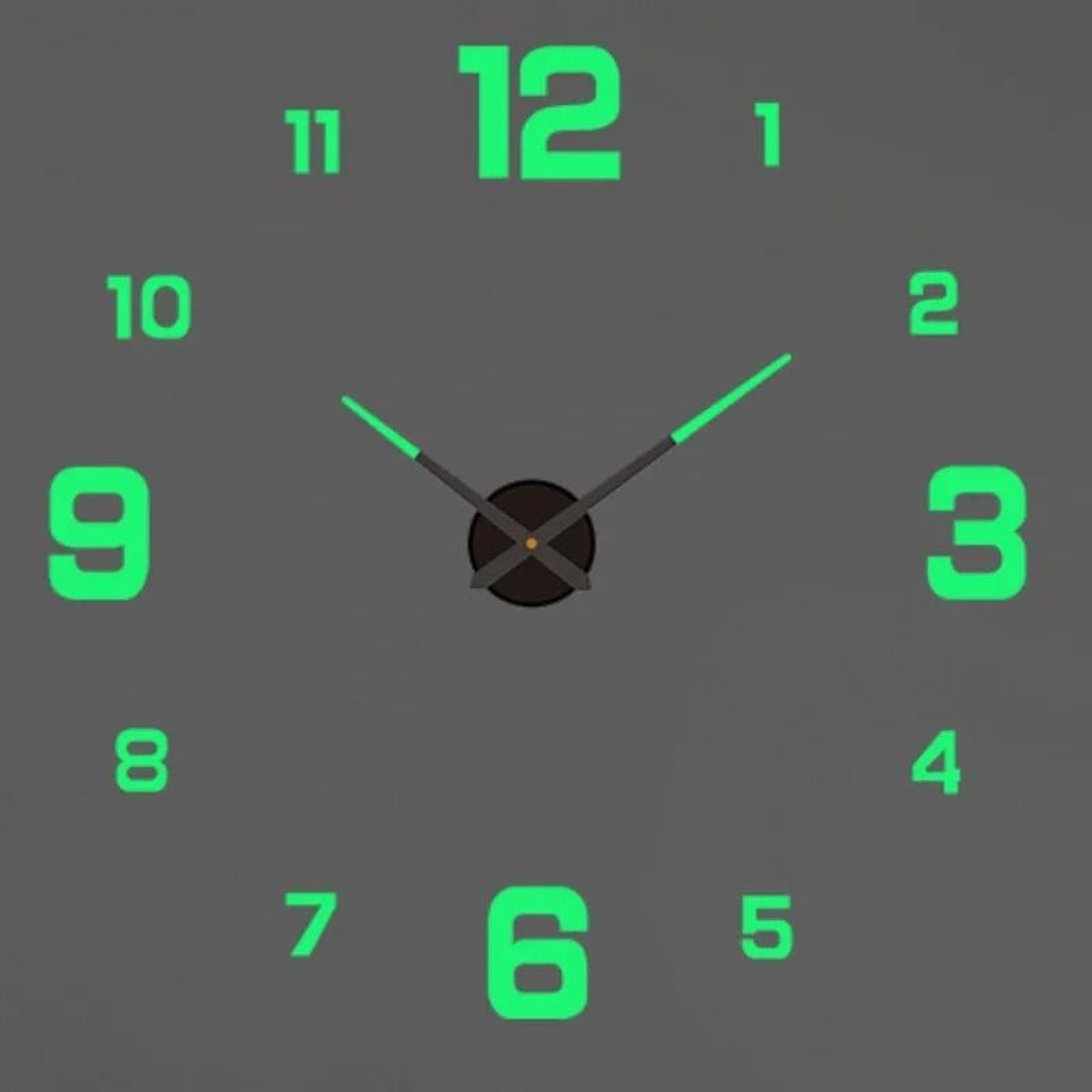 Modern 3D DIY Wall Clock With Acrylic Mirror Finish 15