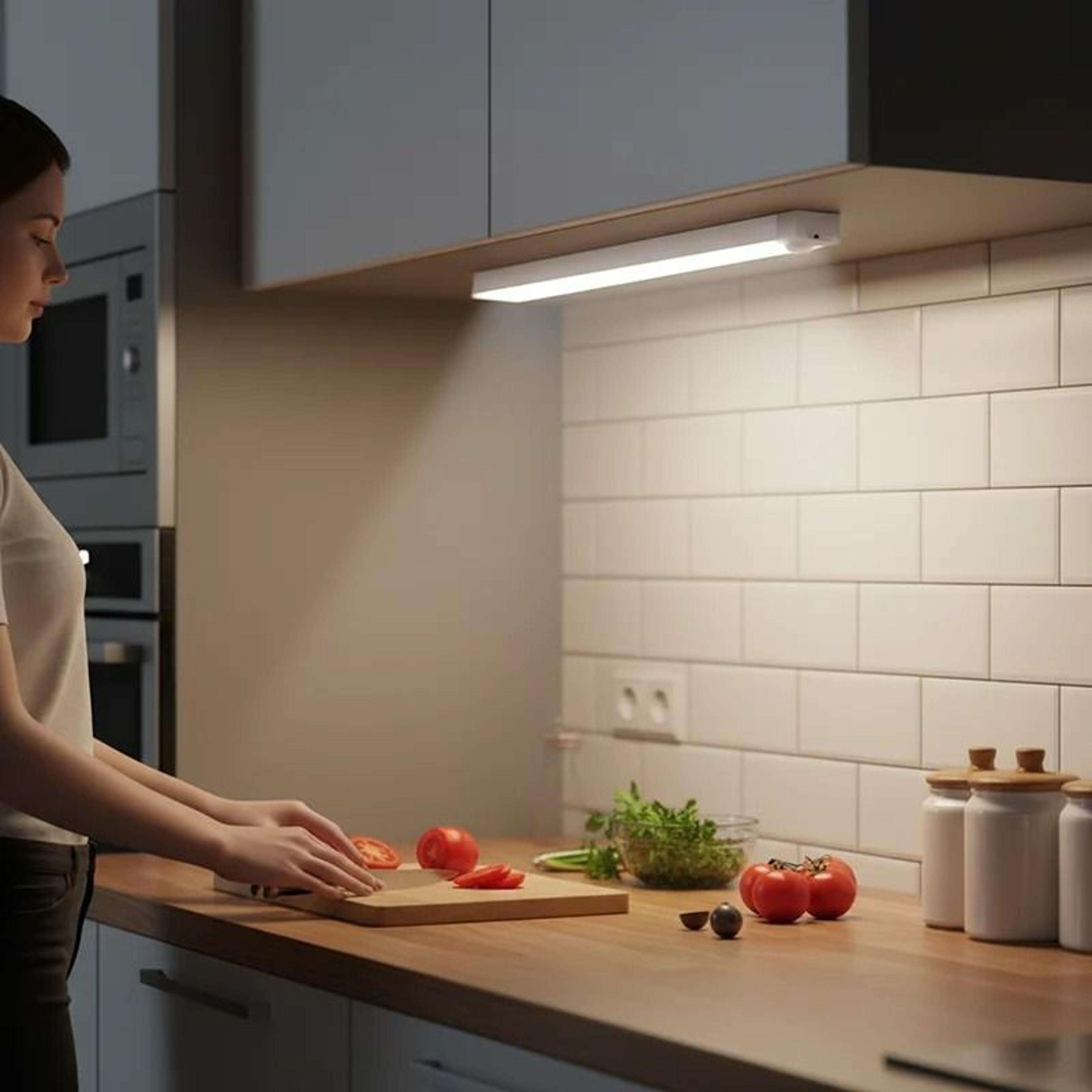 Rechargeable Motion Sensor LED Light For Cabinets And Stairs 4