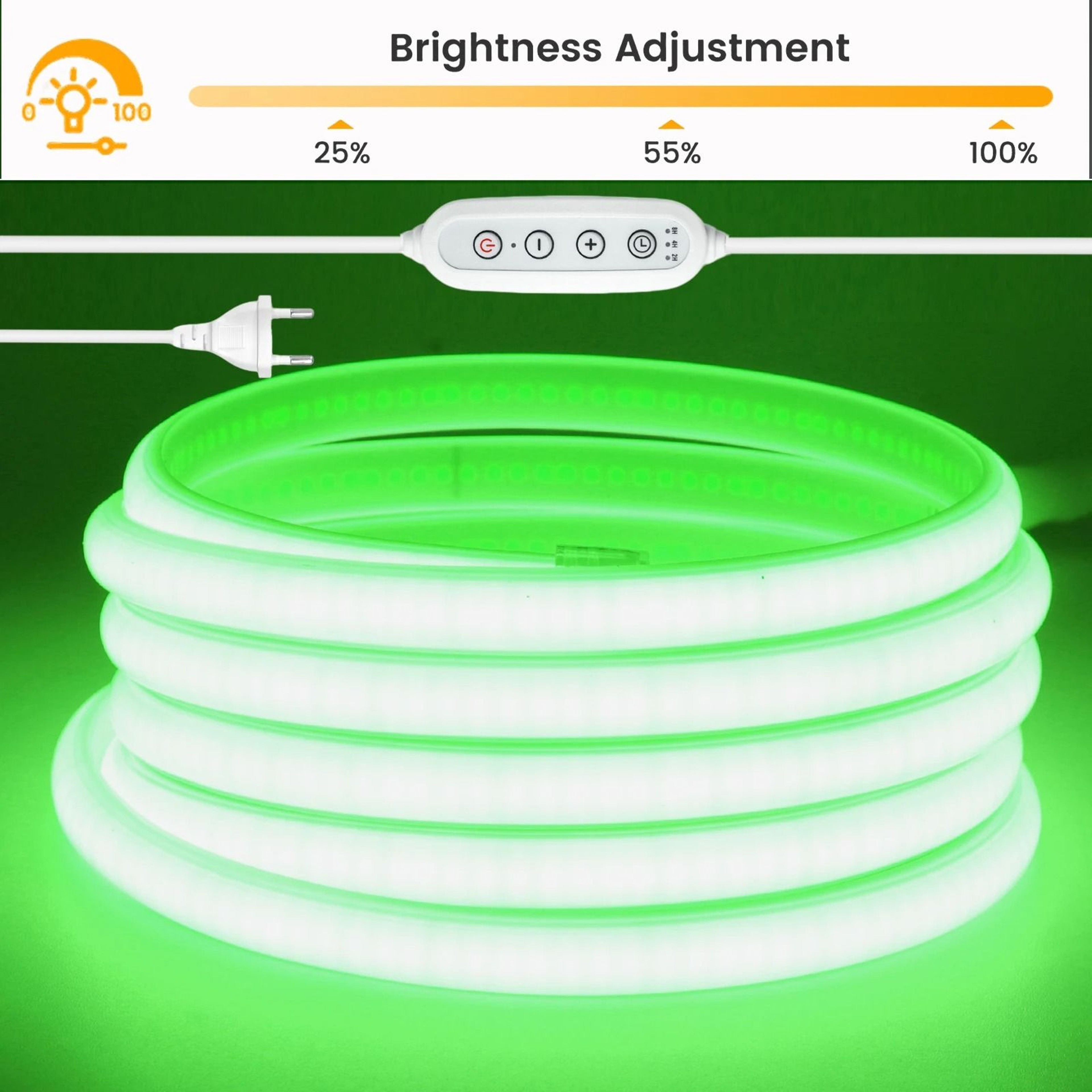 220V Dimmable COB LED Strip With Waterproof Neon Flex Design 6