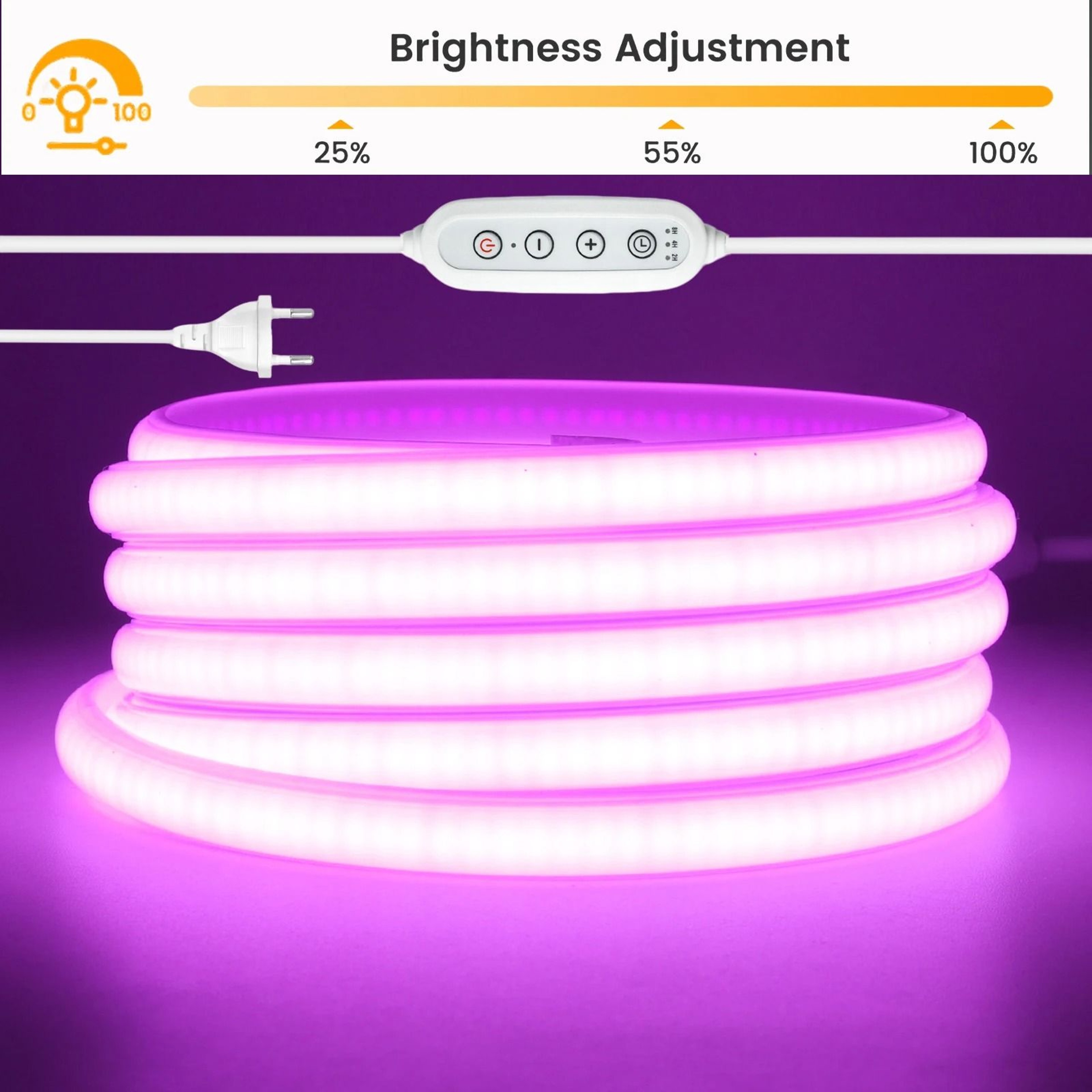 220V Dimmable COB LED Strip With Waterproof Neon Flex Design 9