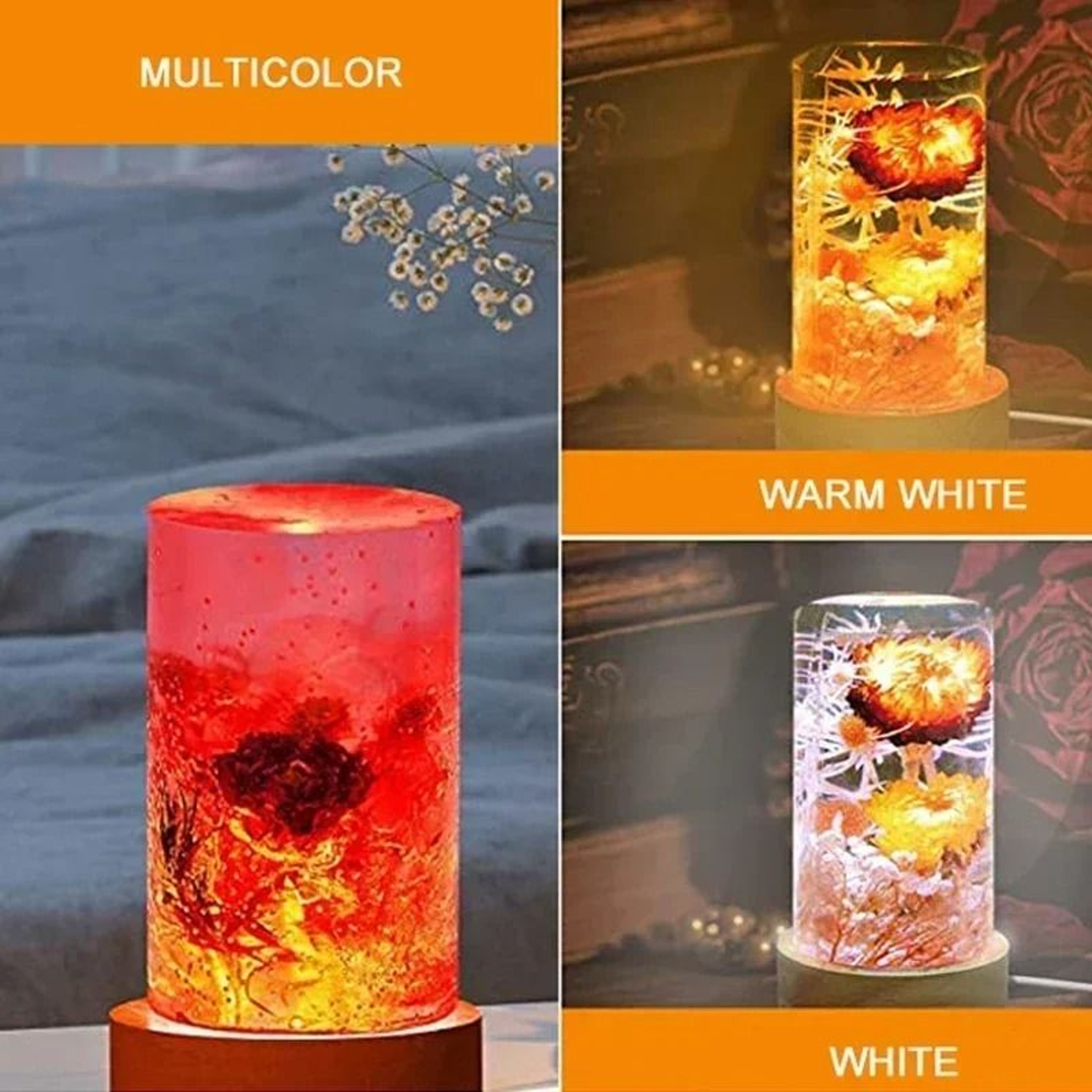 Round Wooden LED Light Base For Crystal Ball And Acrylic Display 13
