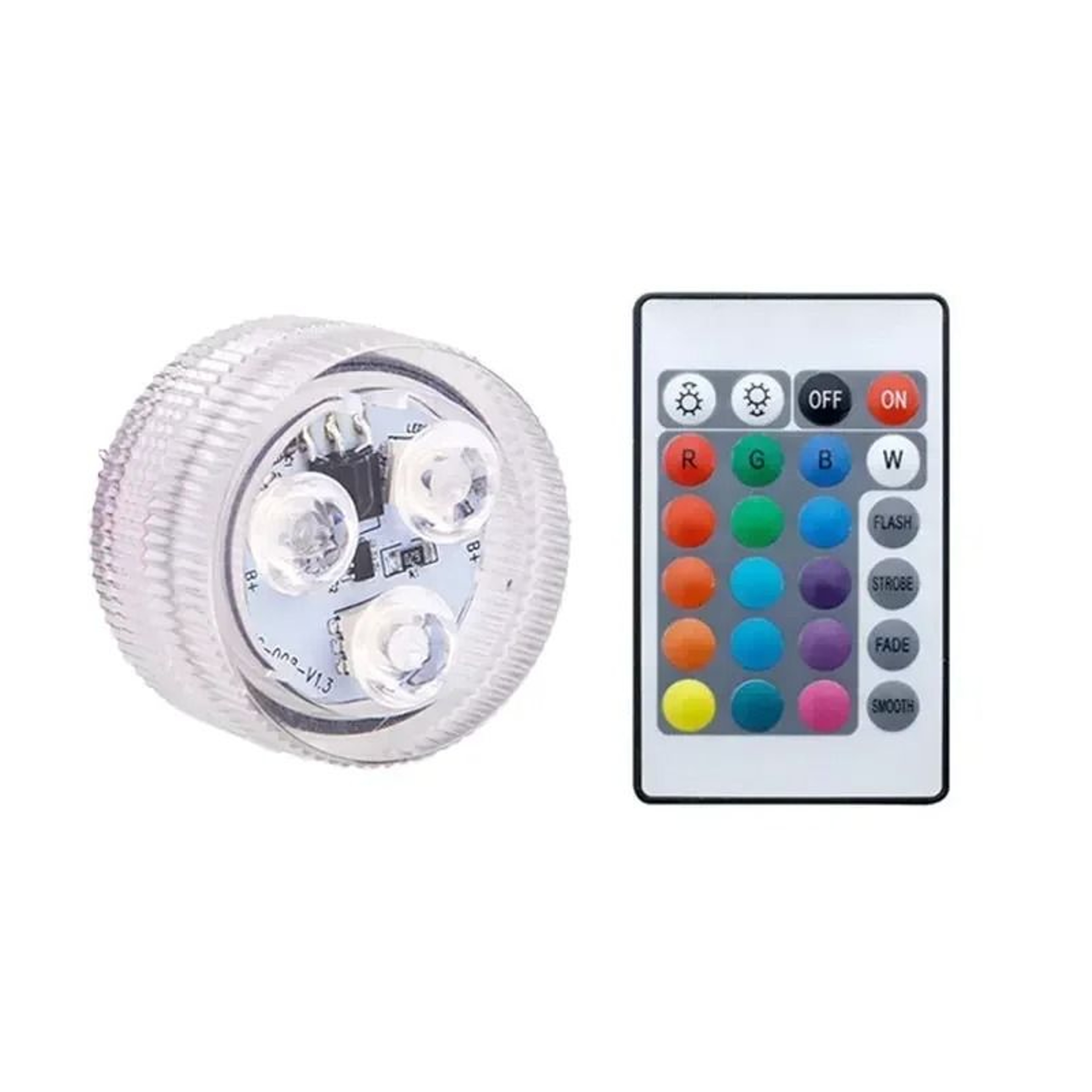 16Color Submersible LED Lights With Remote Control 1