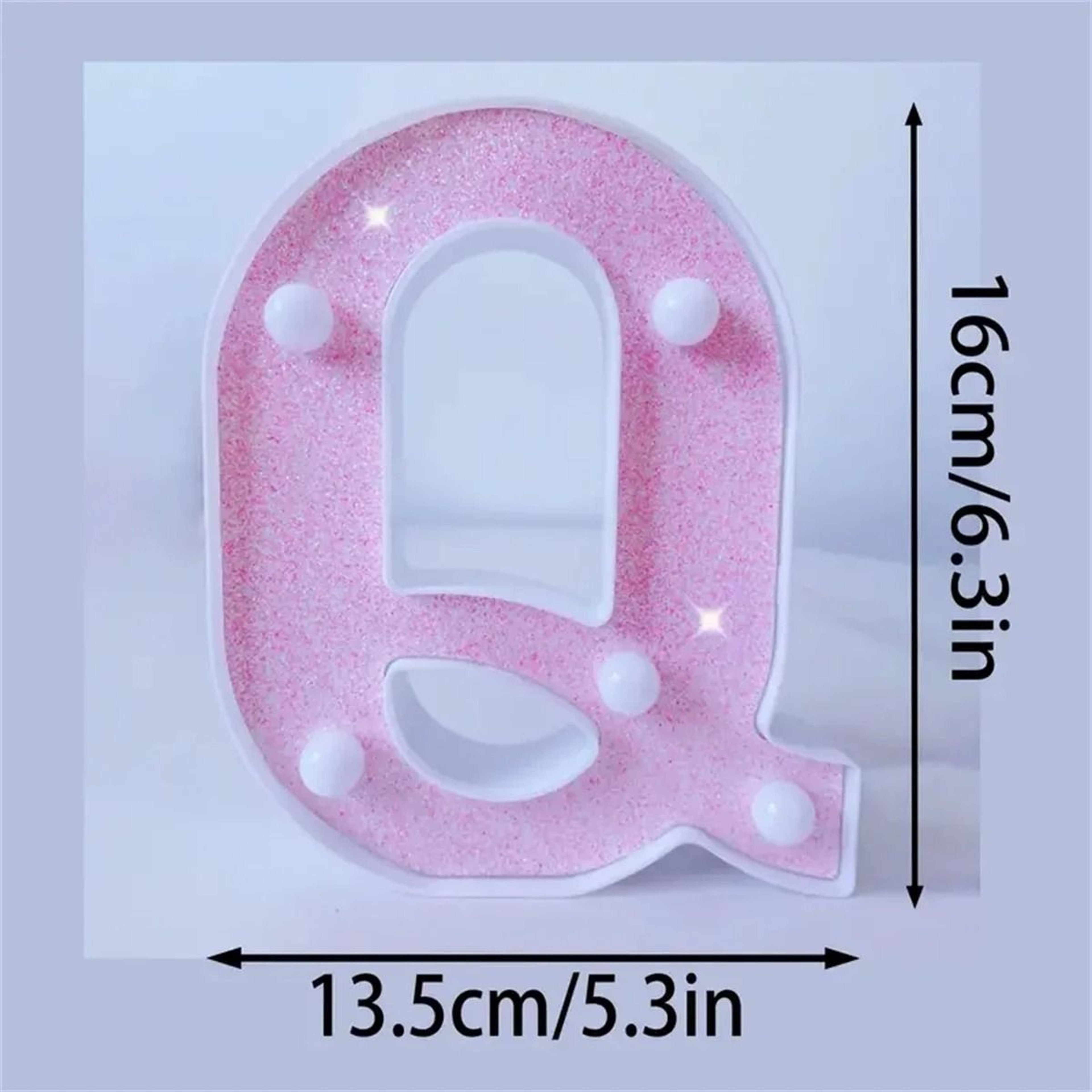 Pink LED Letter And Number Lights For Parties And Romantic Decor 16
