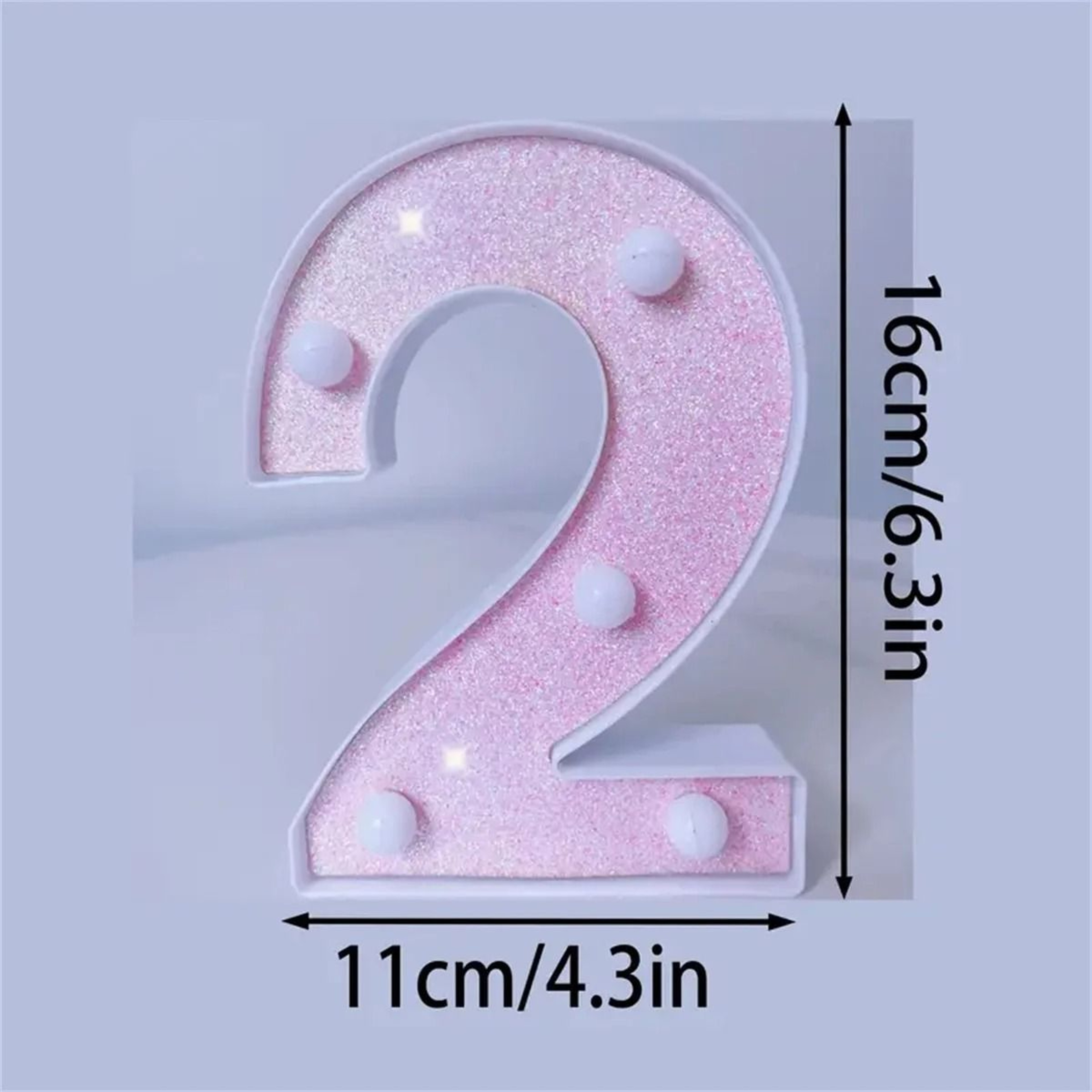 Pink LED Letter And Number Lights For Parties And Romantic Decor 28