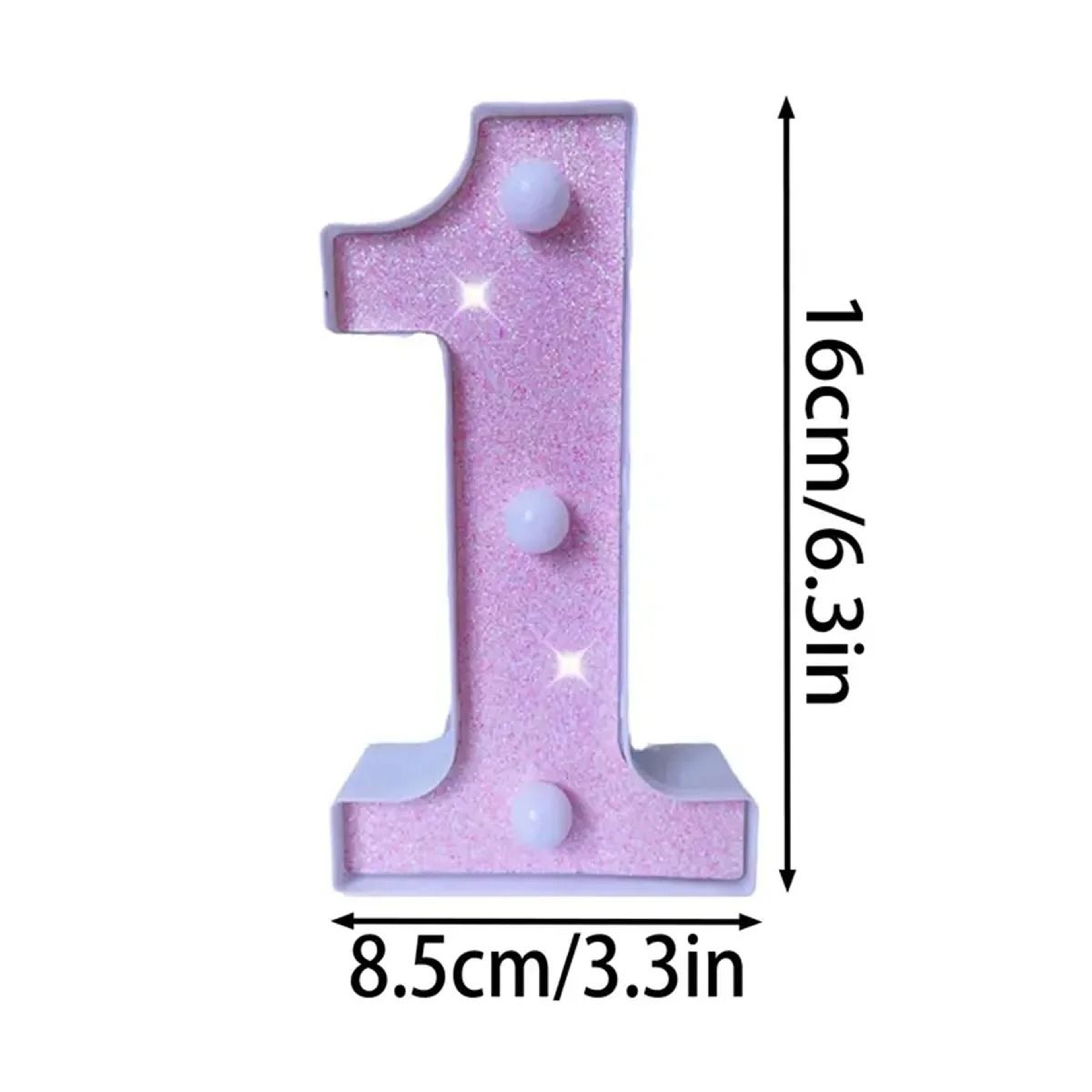 Pink LED Letter And Number Lights For Parties And Romantic Decor 27