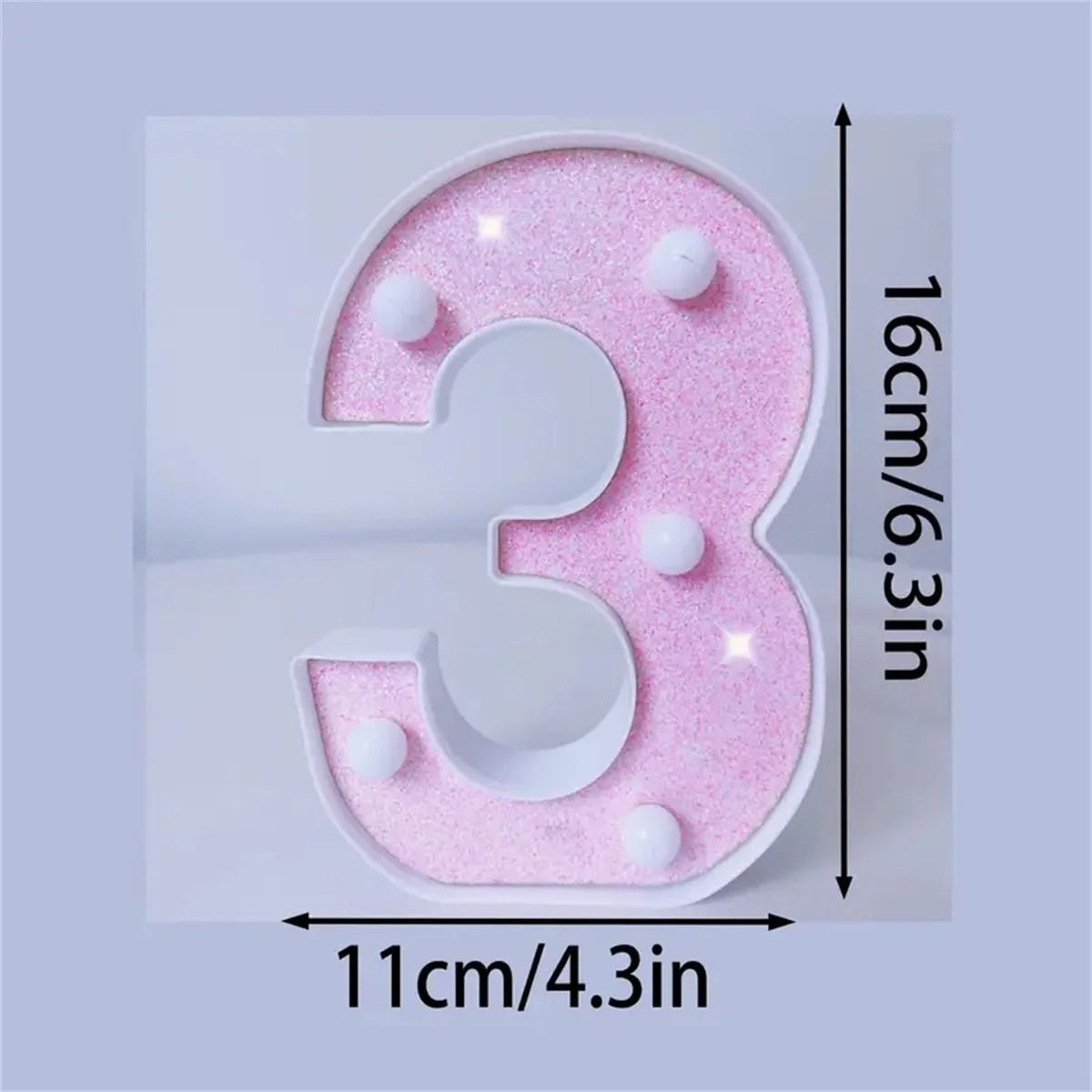 Pink LED Letter And Number Lights For Parties And Romantic Decor 29