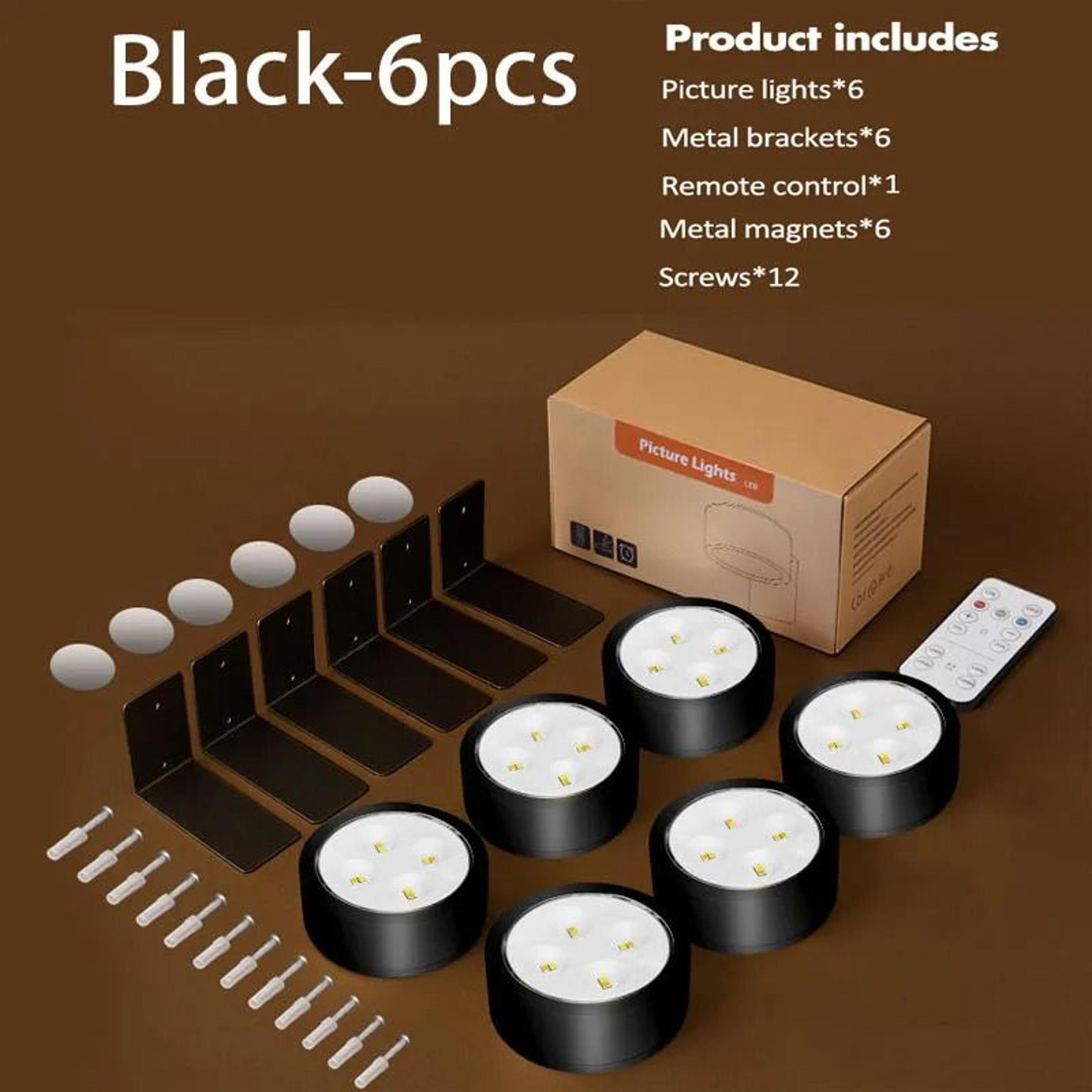Magnetic Battery Operated Picture Light With Remote And Timer 4