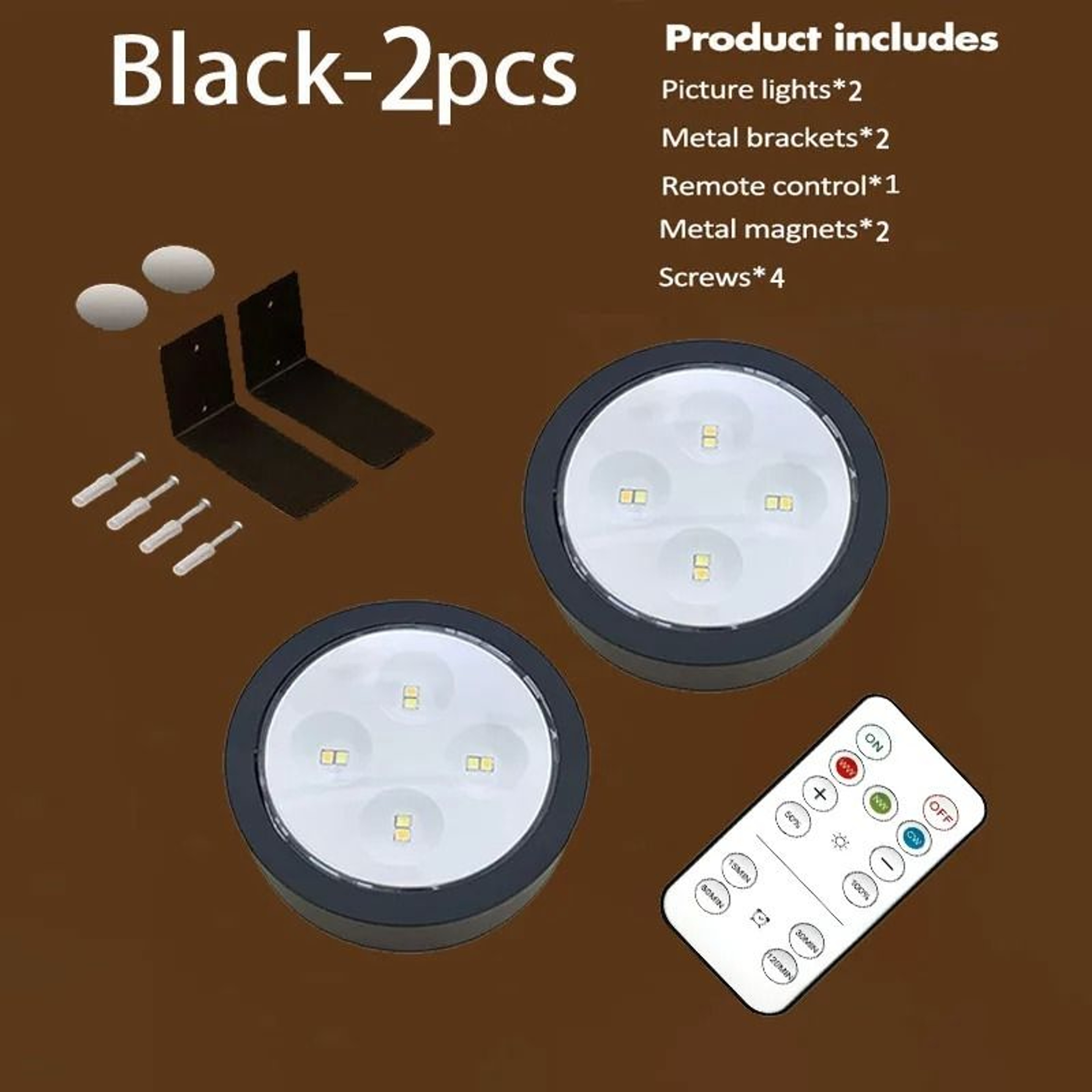 Magnetic Battery Operated Picture Light With Remote And Timer 2