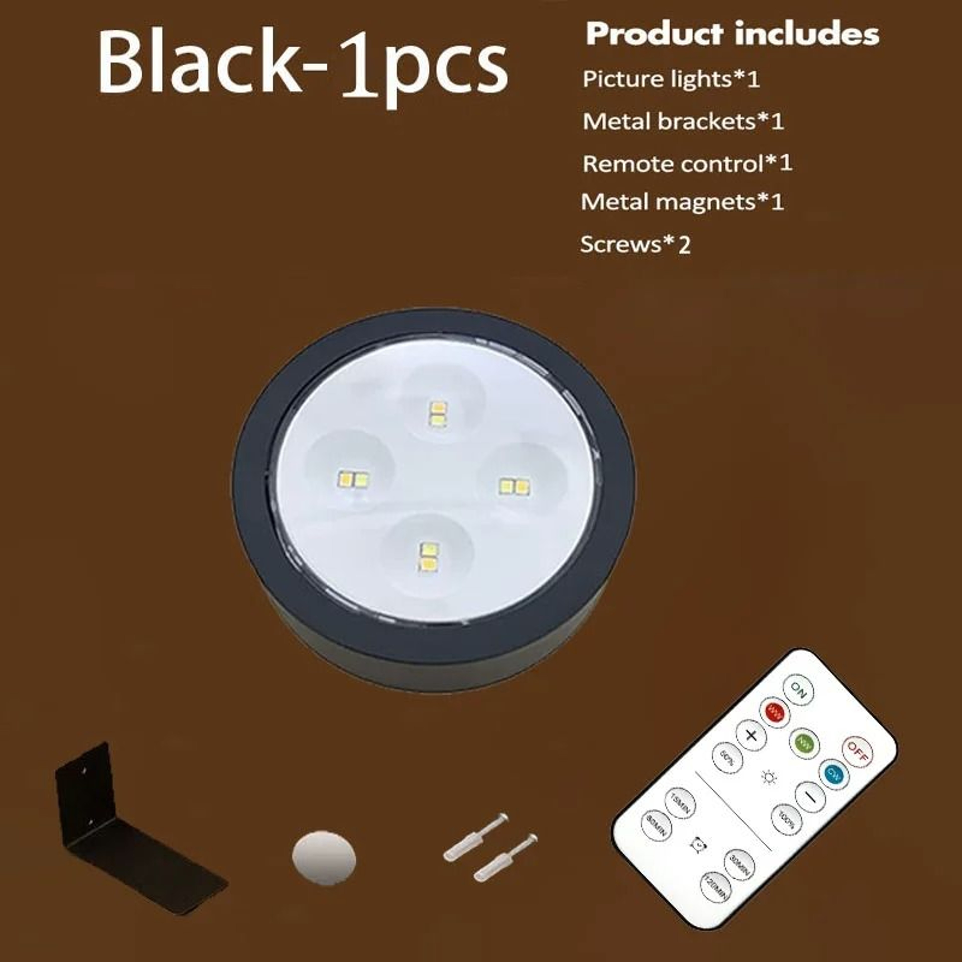 Magnetic Battery Operated Picture Light With Remote And Timer 1