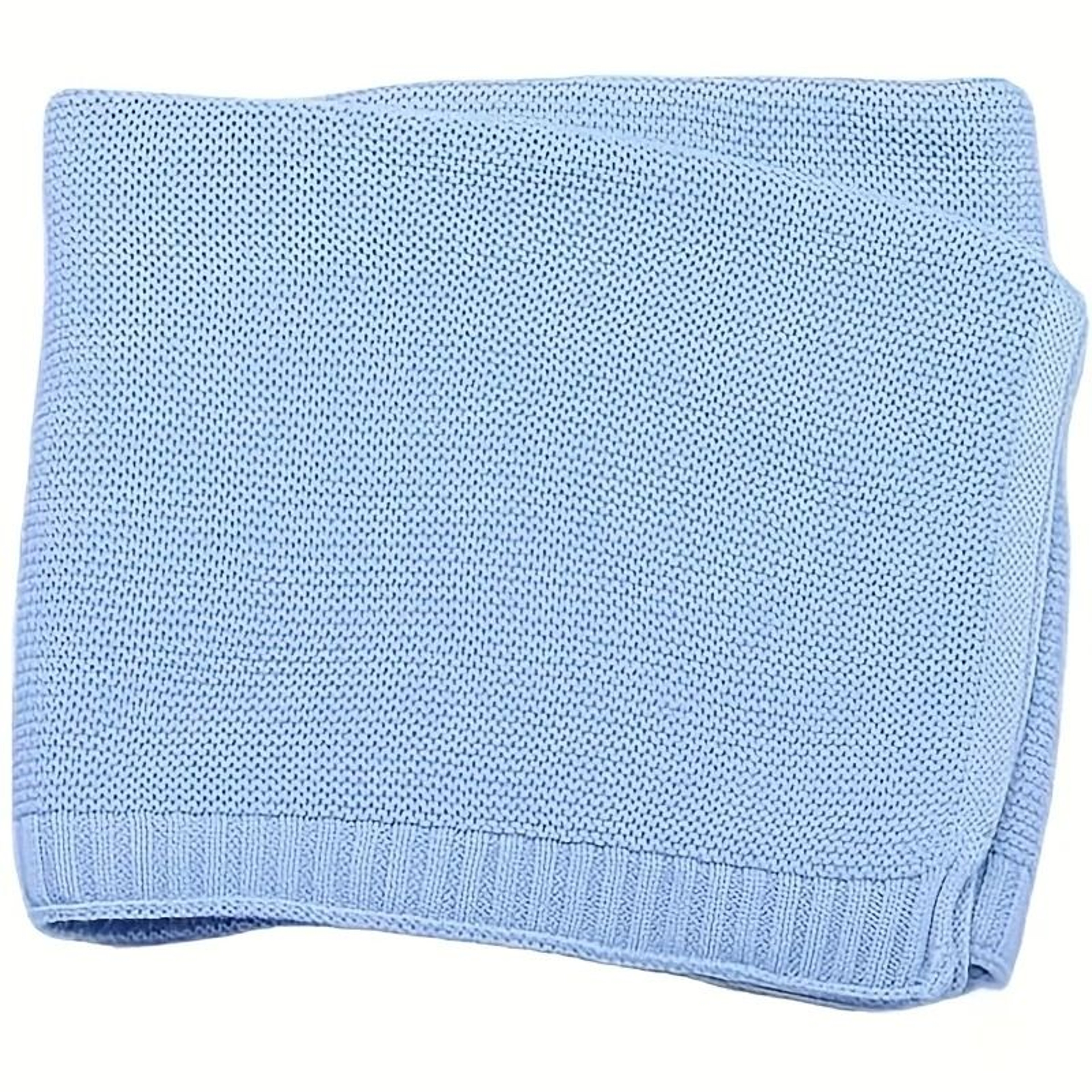 Personalized Organic Cotton Knit Baby Blanket Custom Name Newborn Wrap 4