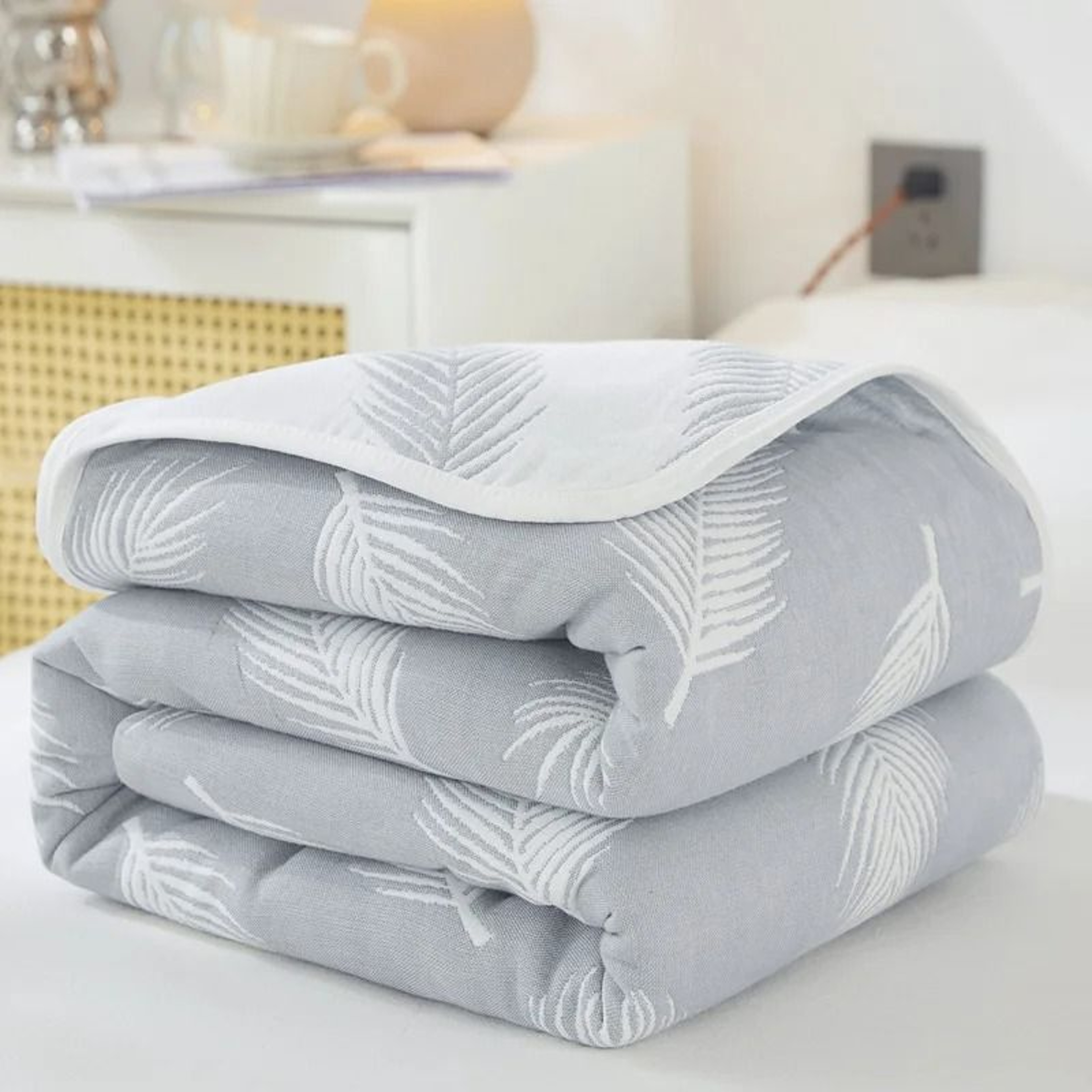 6 Layer Cotton Muslin Blanket Breathable Summer Throw 2