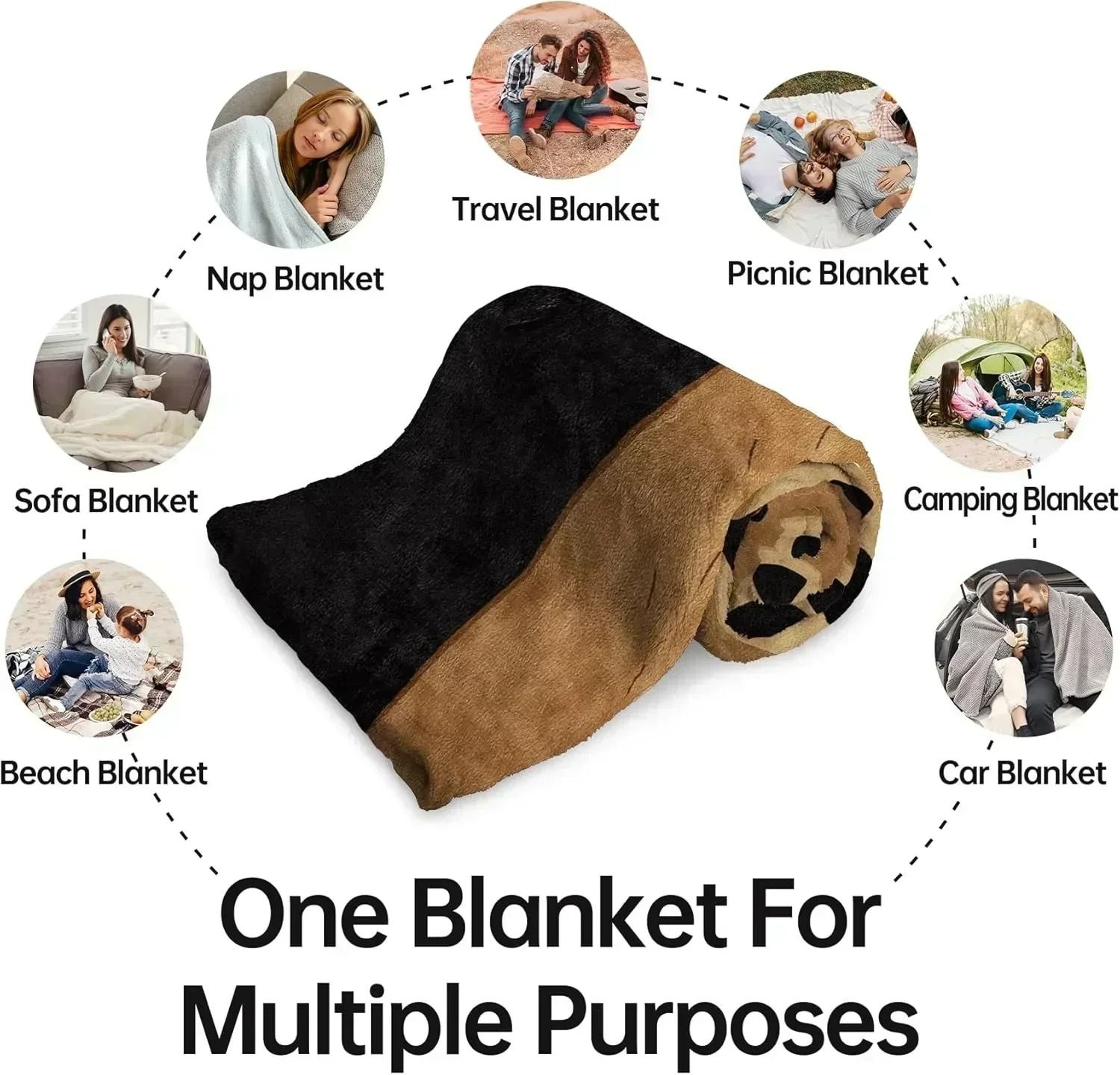 Pumpkin Autumn Throw Blanket Lightweight Fall Sofa Bed Cover 5