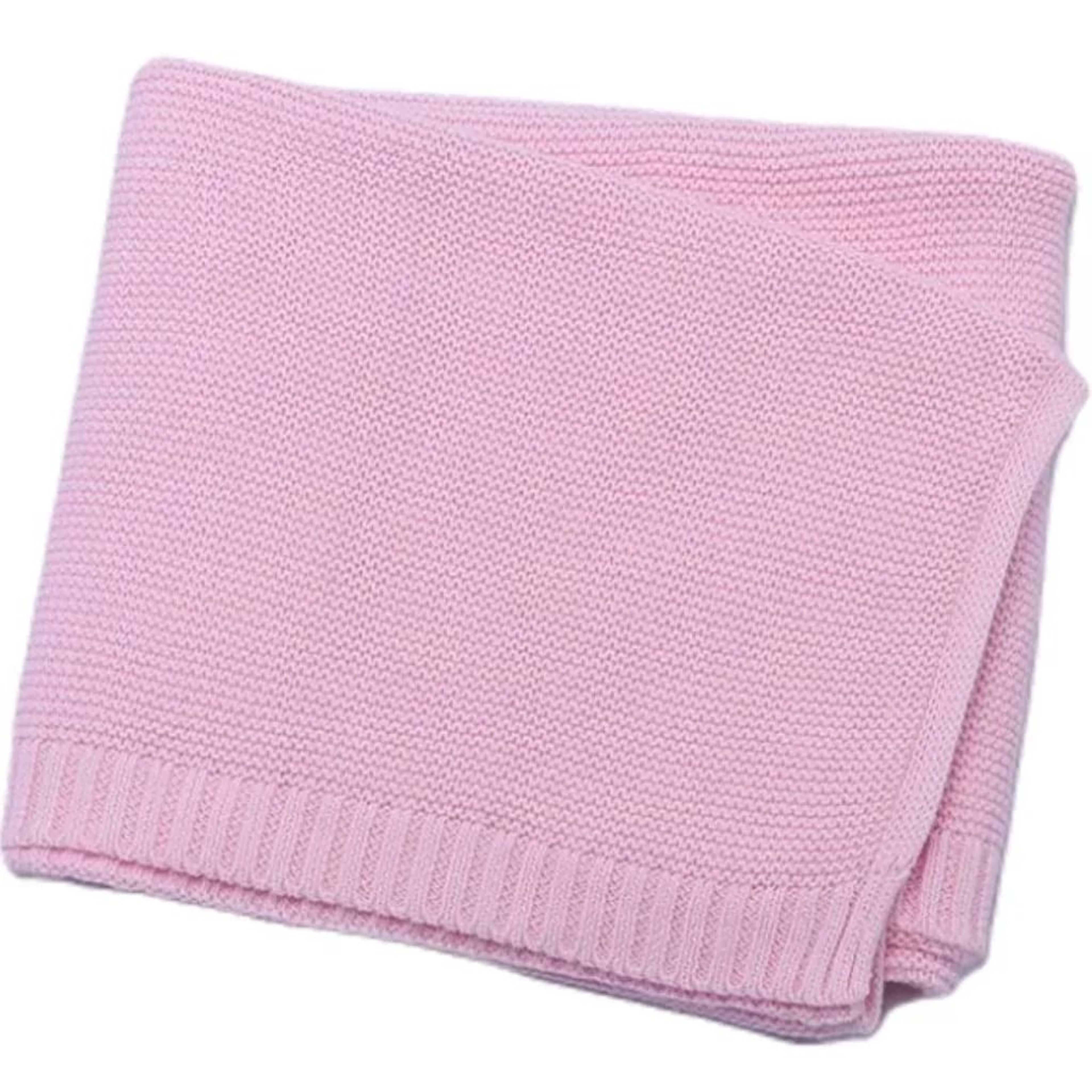 Personalized Knit Baby Blanket Custom Embroidered Name Gift 6