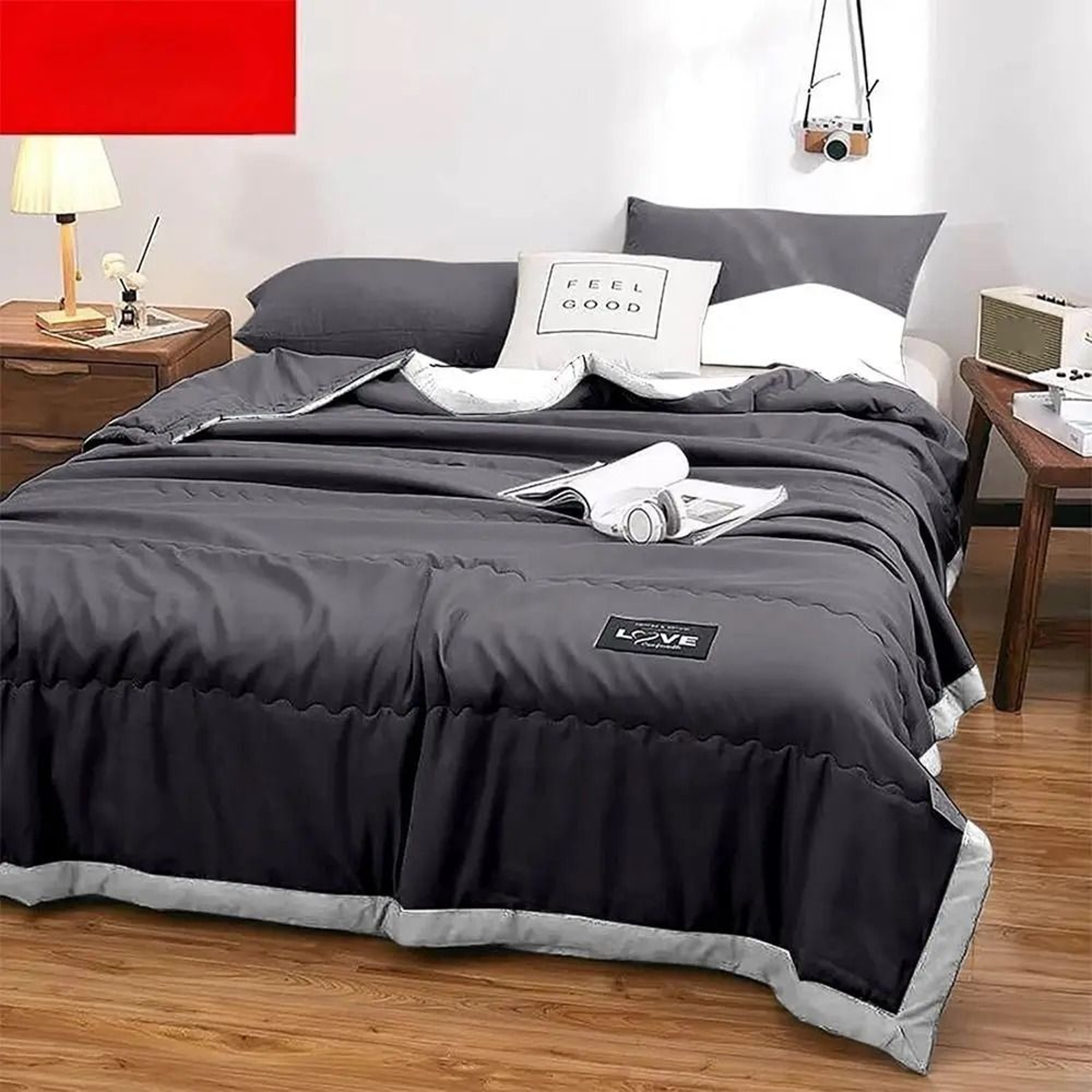 Double Sided Cooling Blanket Breathable Summer Quilt 15