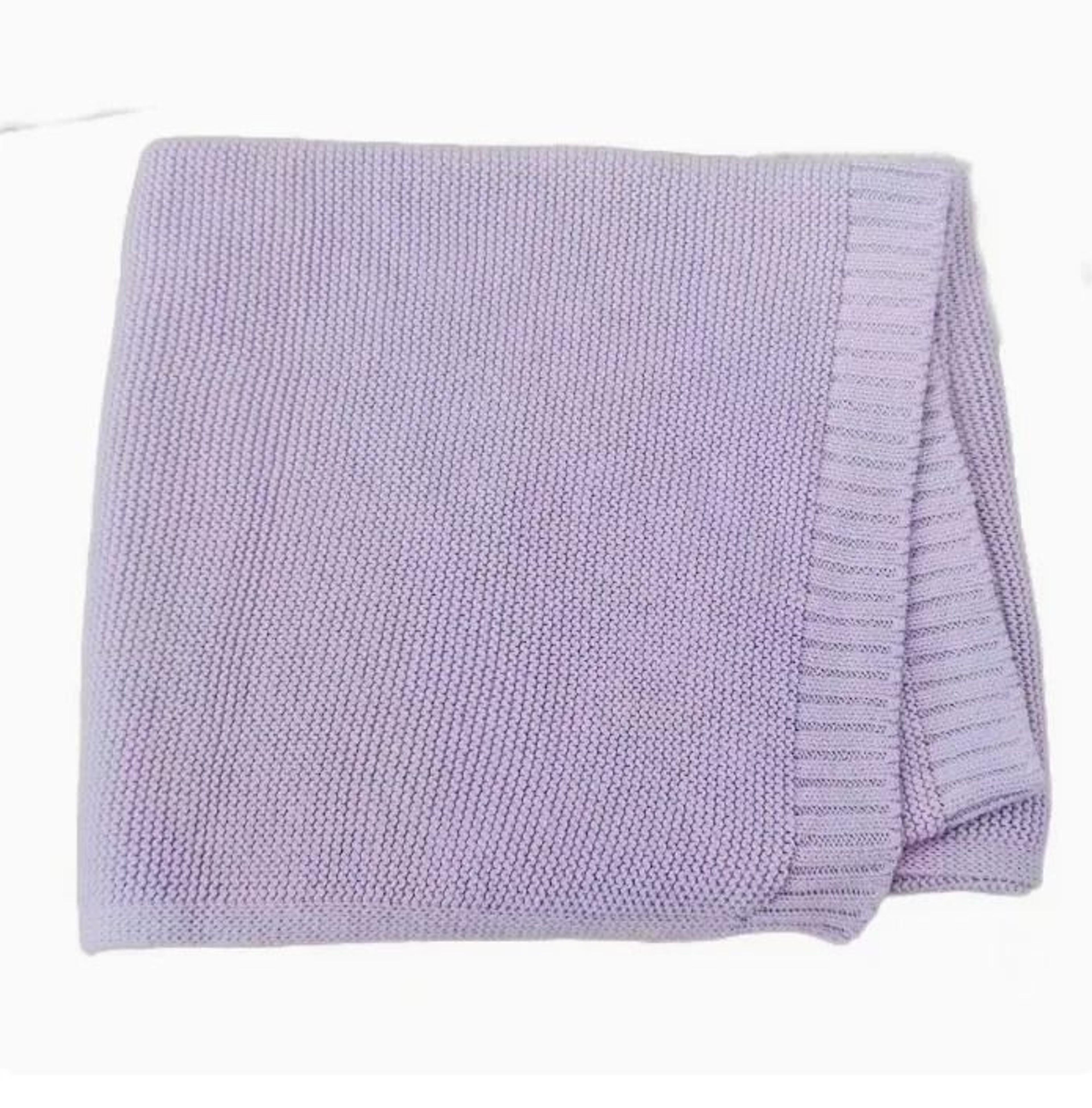 Personalized Knitted Baby Blanket Custom Name Cotton Newborn Blanket 2