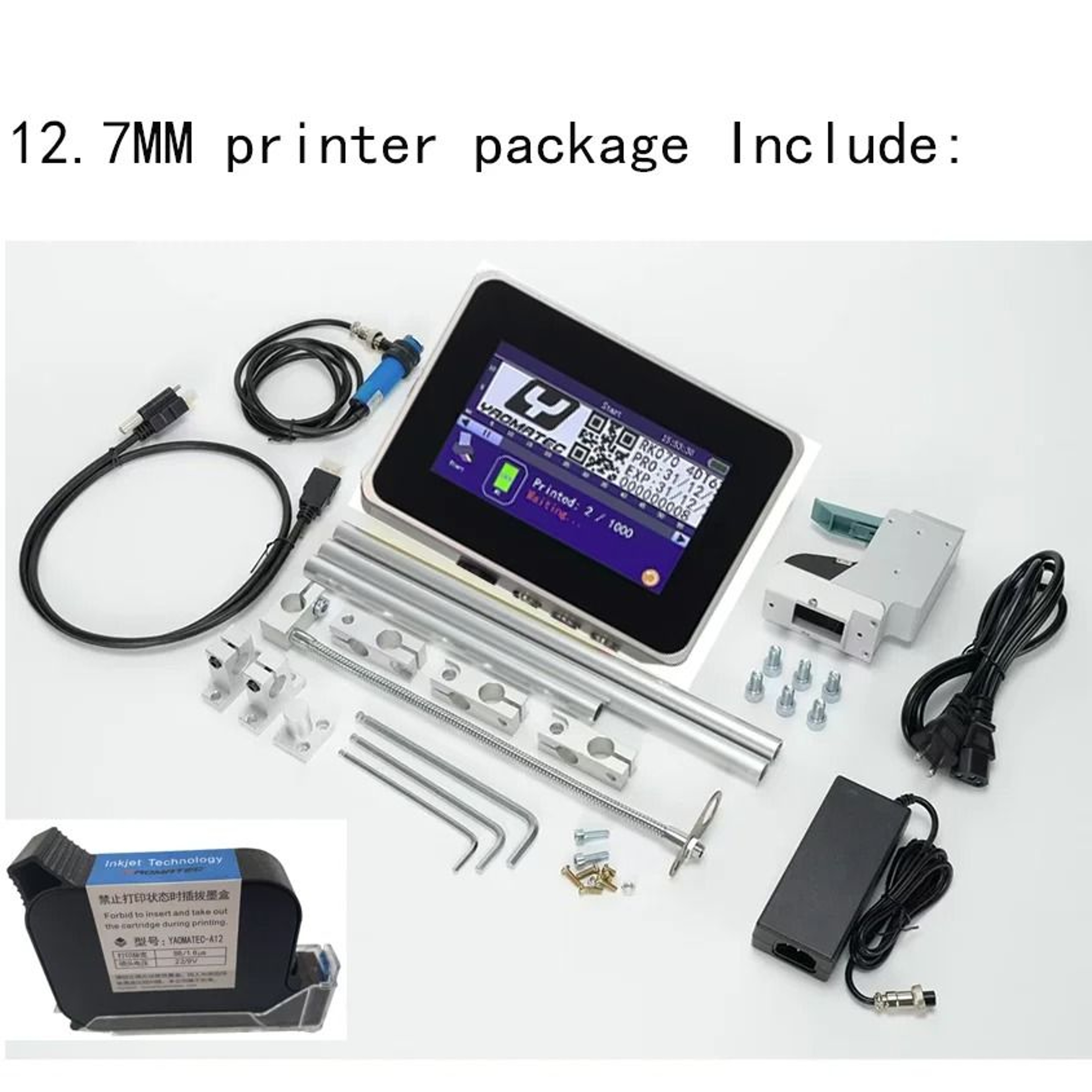 Automatic Thermal Inkjet Printer  127mm254mm Expiry Date And Batch Coding Machine 5