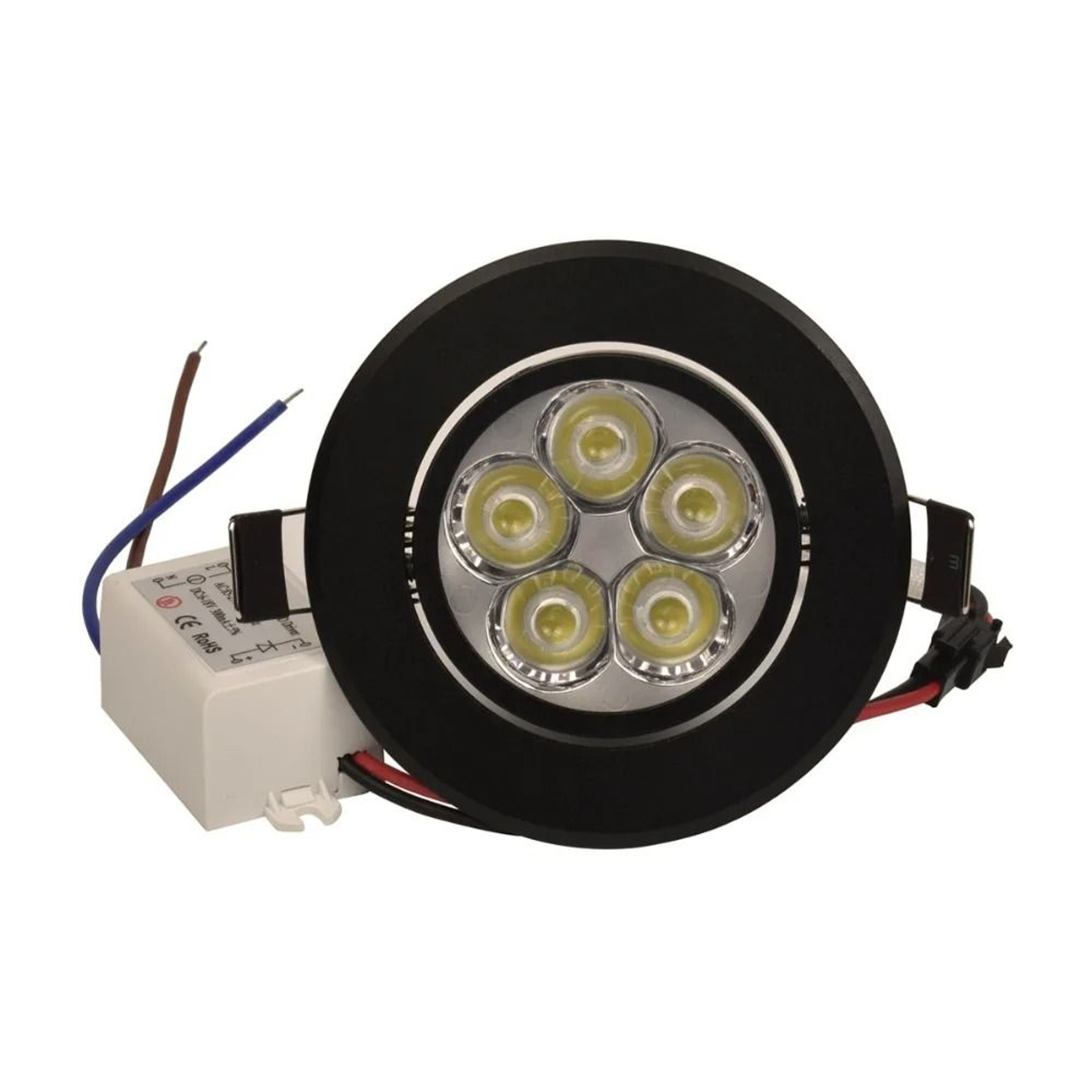 Black Dimmable LED Recessed Downlight 9W 12W 15W 0