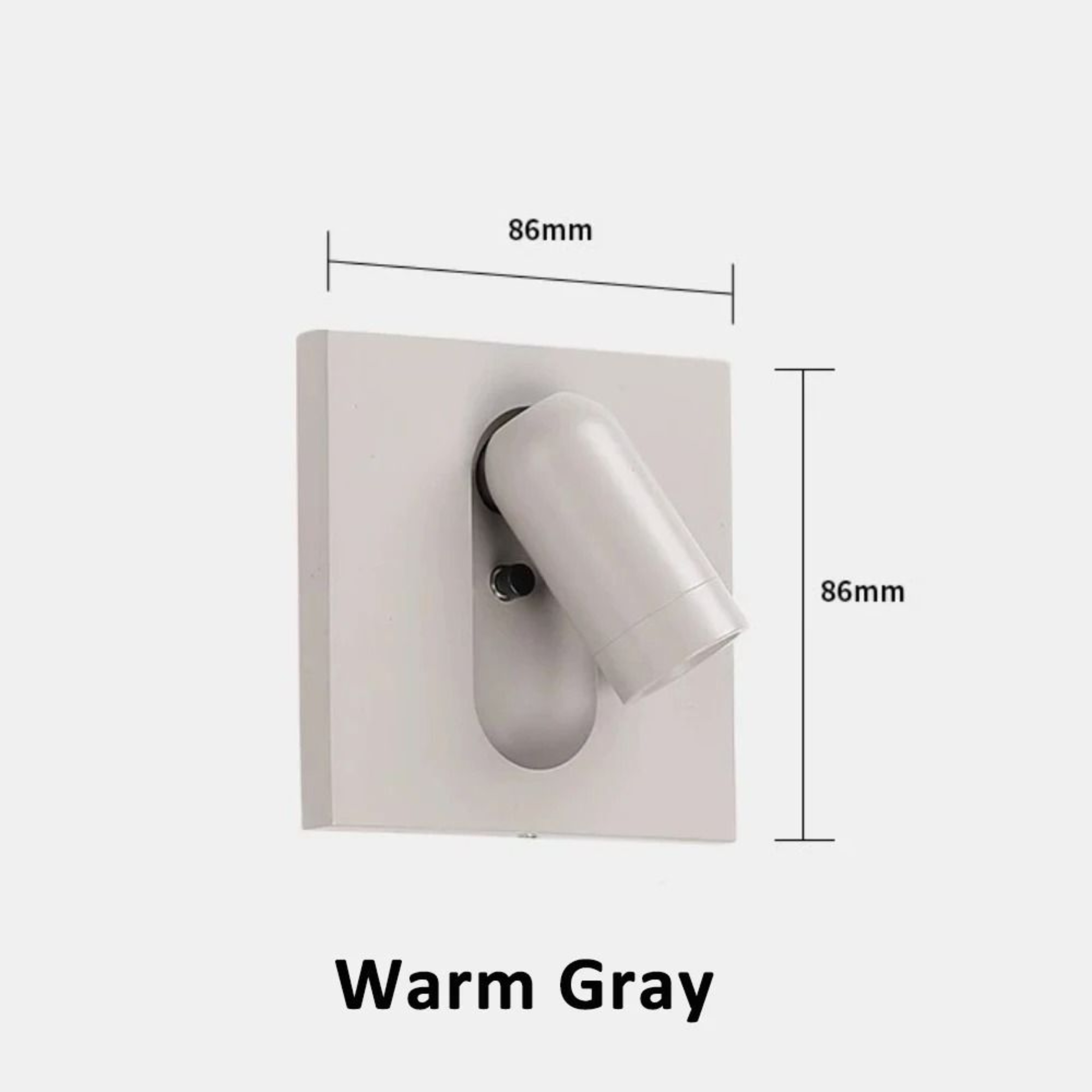 Adjustable Chrome Recessed Bedside Reading Wall Lamp With Switch 5