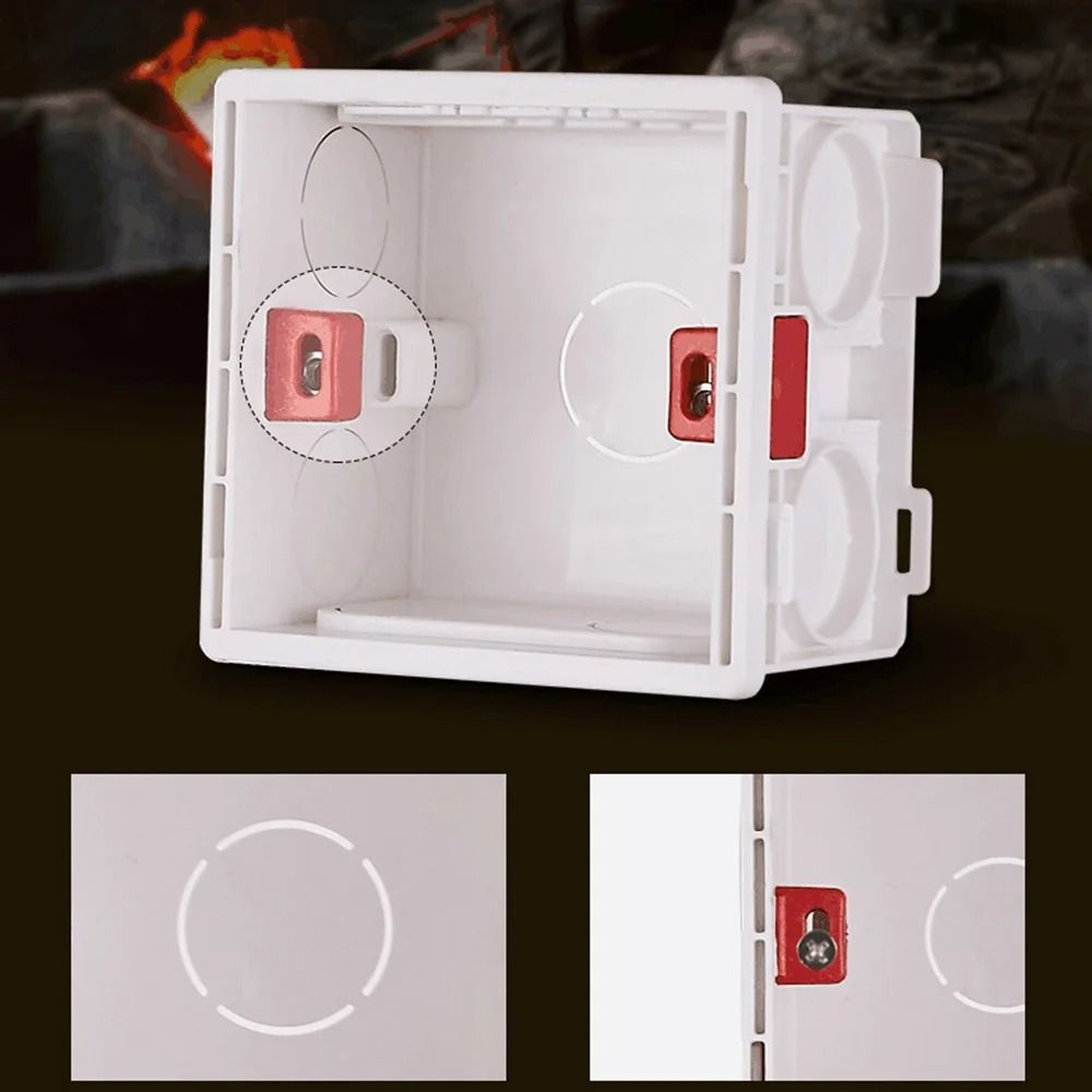 86 Type Recessed Electrical Wall Box For Light Switches And Sockets 5