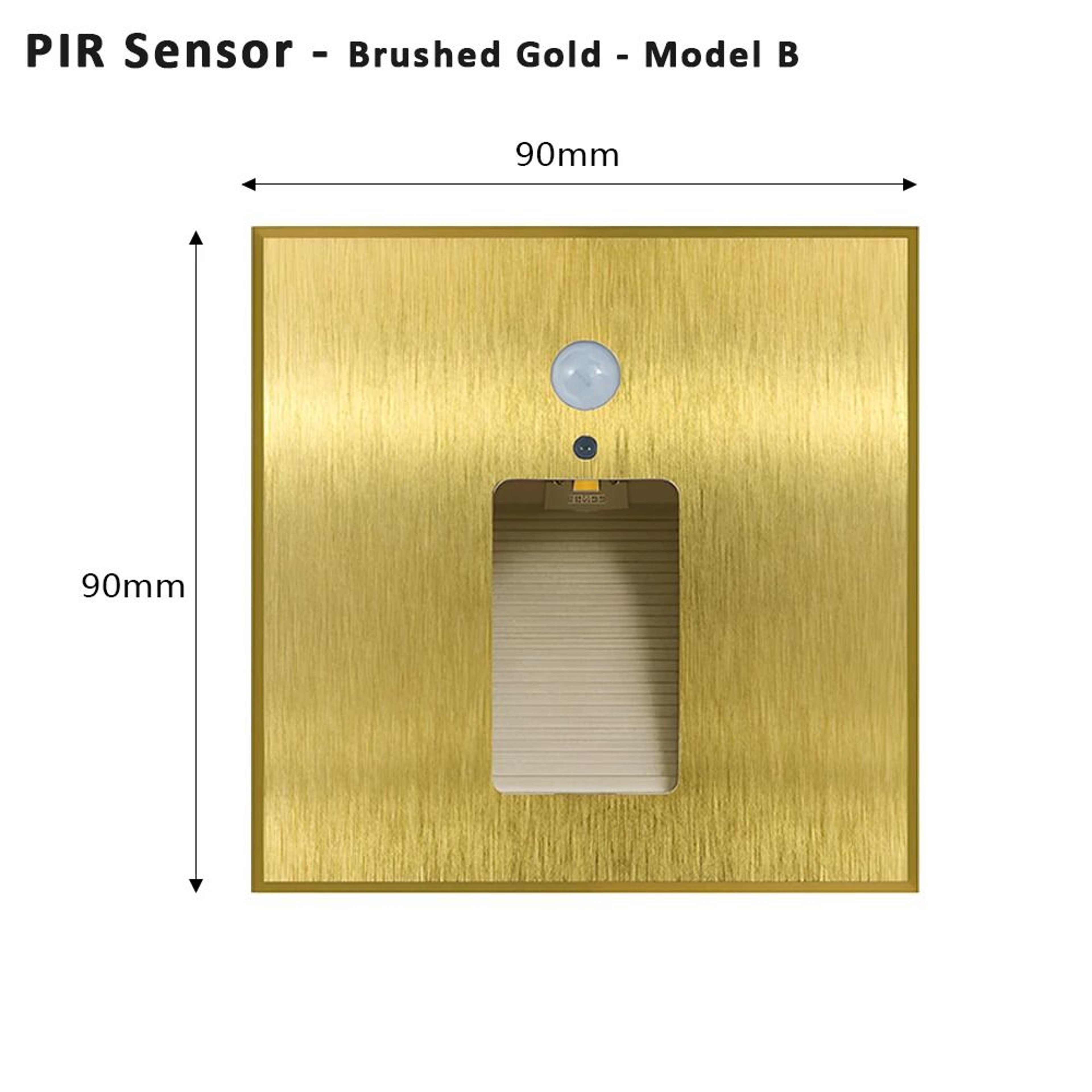 Aluminum LED Motion Sensor Stair Wall Light For Bathroom And Kitchen 15