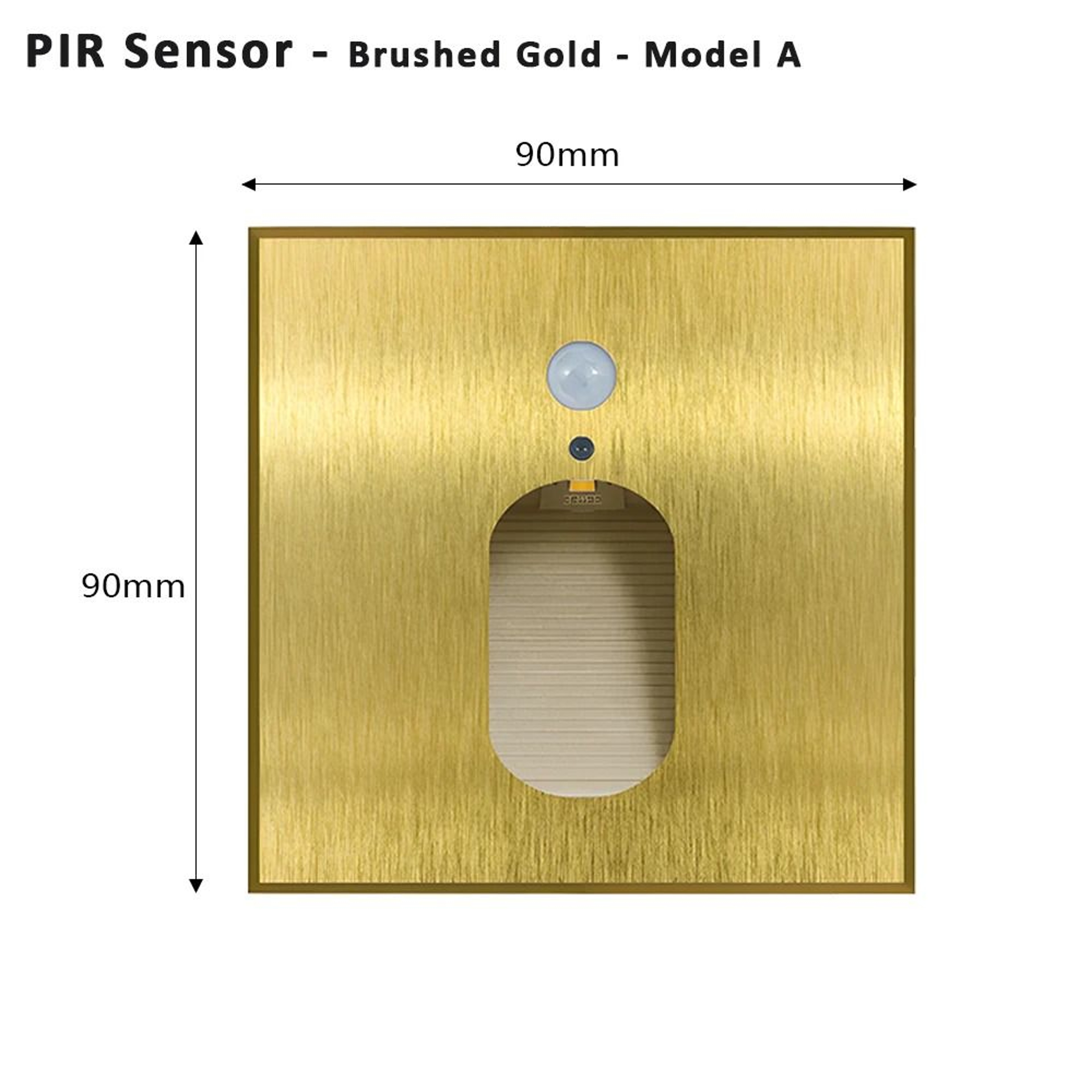 Aluminum LED Motion Sensor Stair Wall Light For Bathroom And Kitchen 11