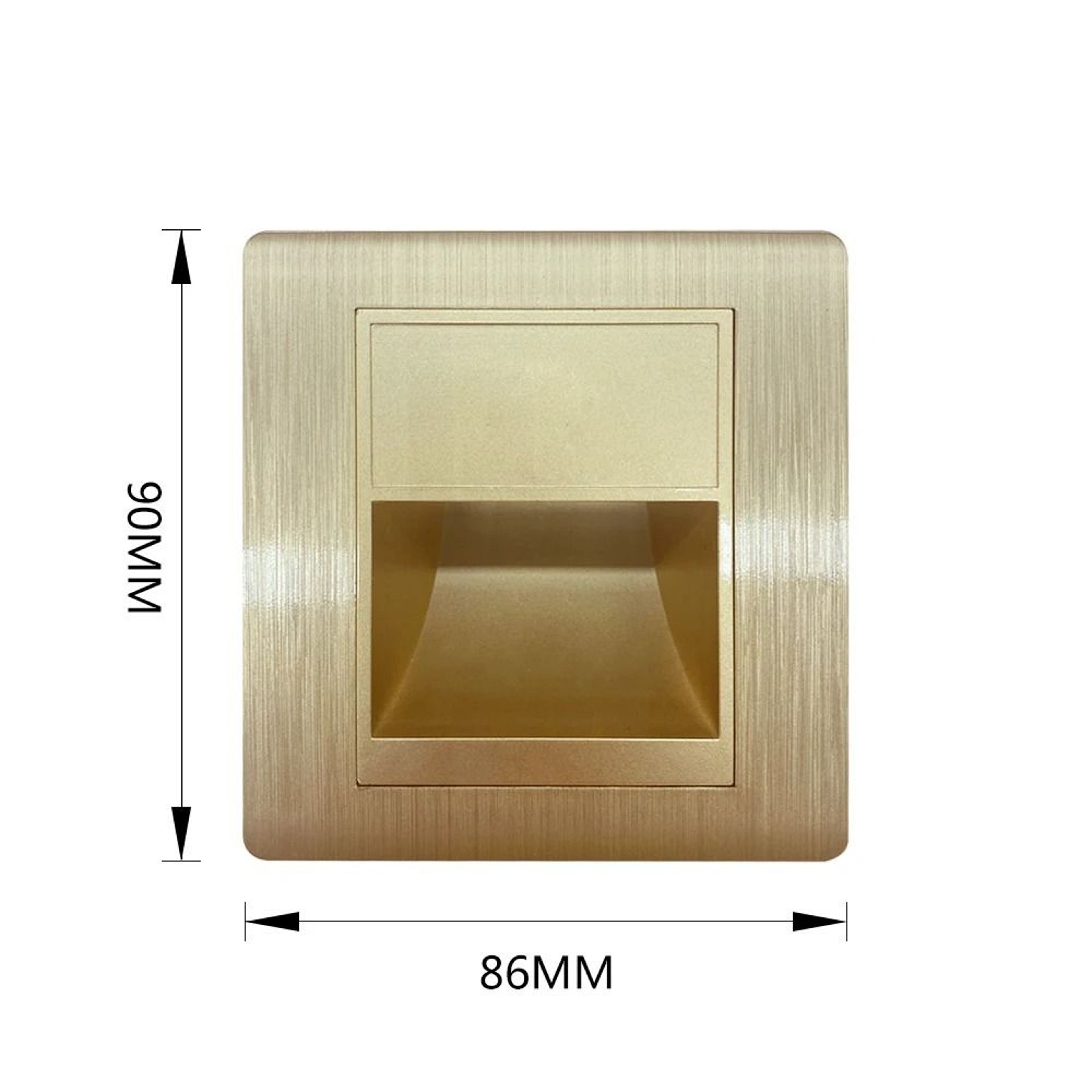 Round Recessed LED Motion Sensor Stair Step Wall Light 2
