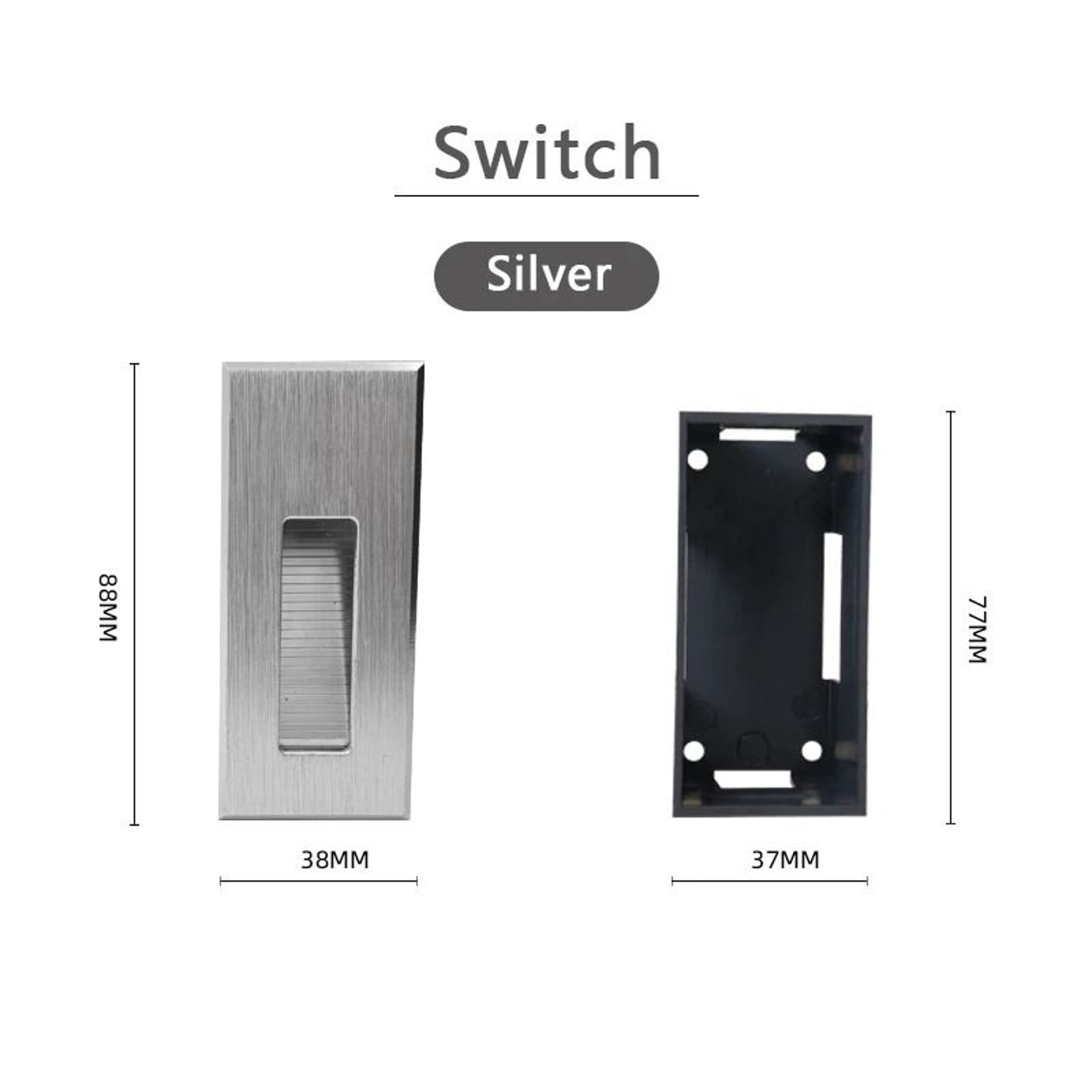 3W Recessed LED Motion Sensor Stair Step Wall Light For Indoor Use 3
