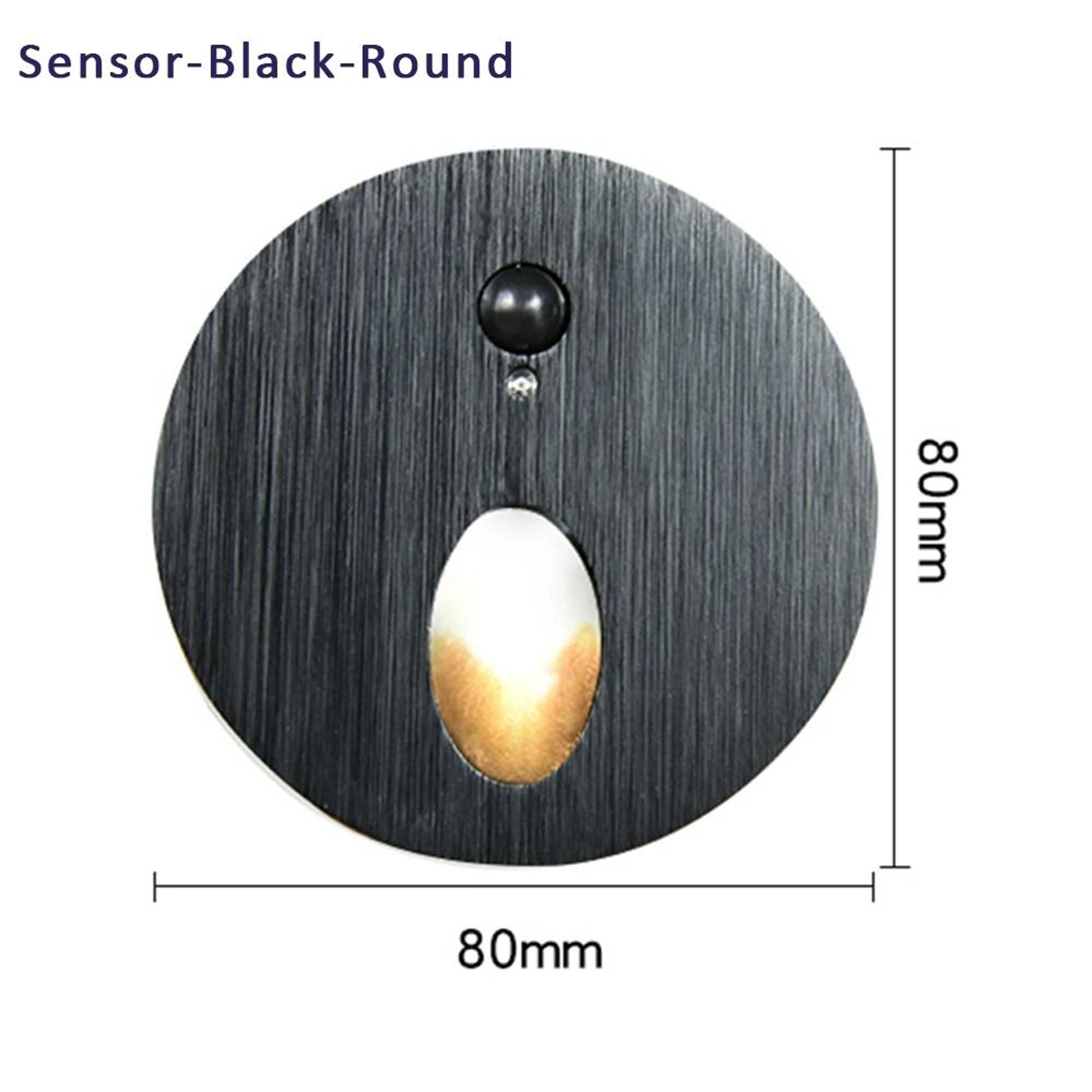 Round Or Square Recessed Motion Sensor LED Stair Light With 60mm Mounting Box 1