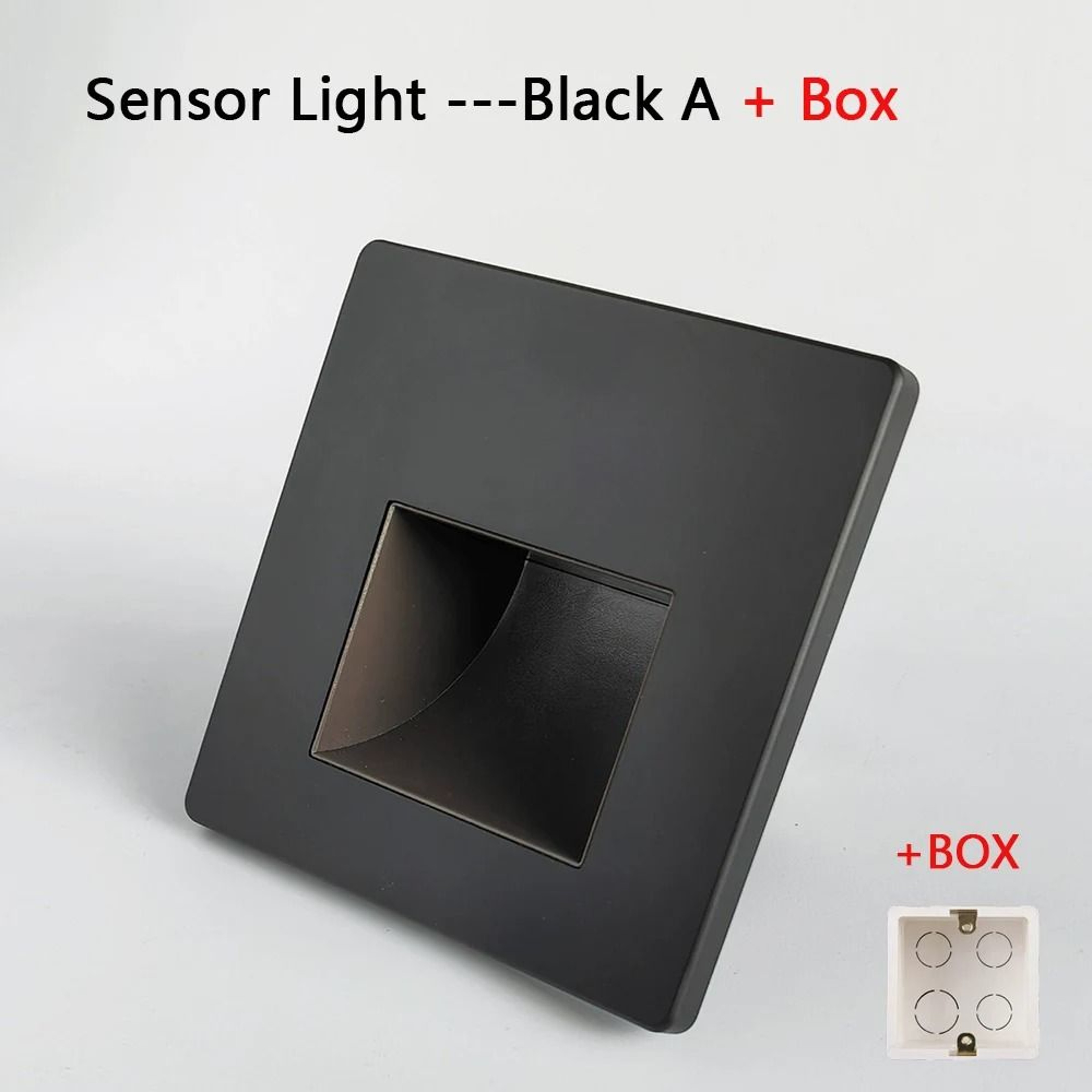 220V Recessed LED Radar Motion Sensor Stair Step Wall Light 9