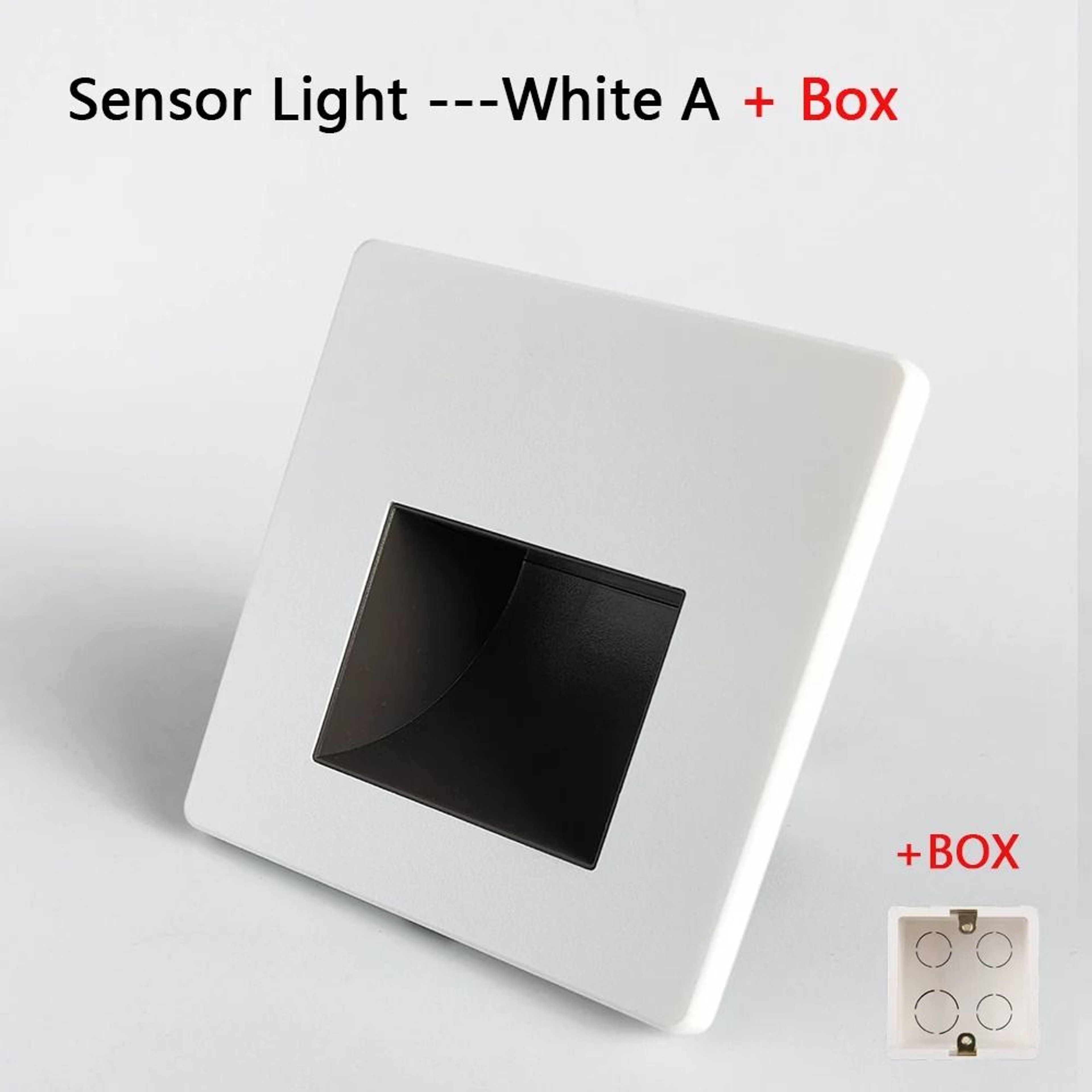 220V Recessed LED Radar Motion Sensor Stair Step Wall Light 10