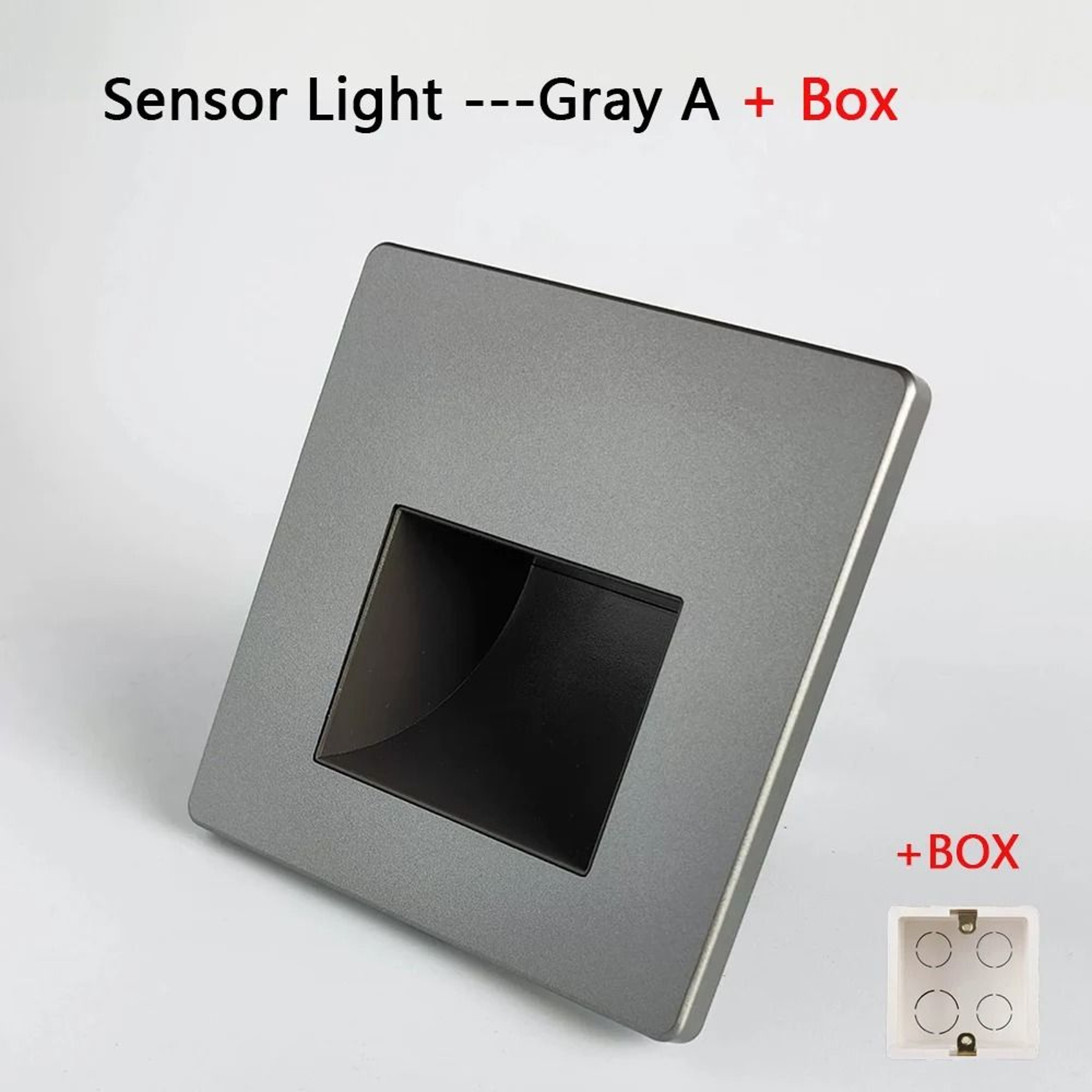 220V Recessed LED Radar Motion Sensor Stair Step Wall Light 11