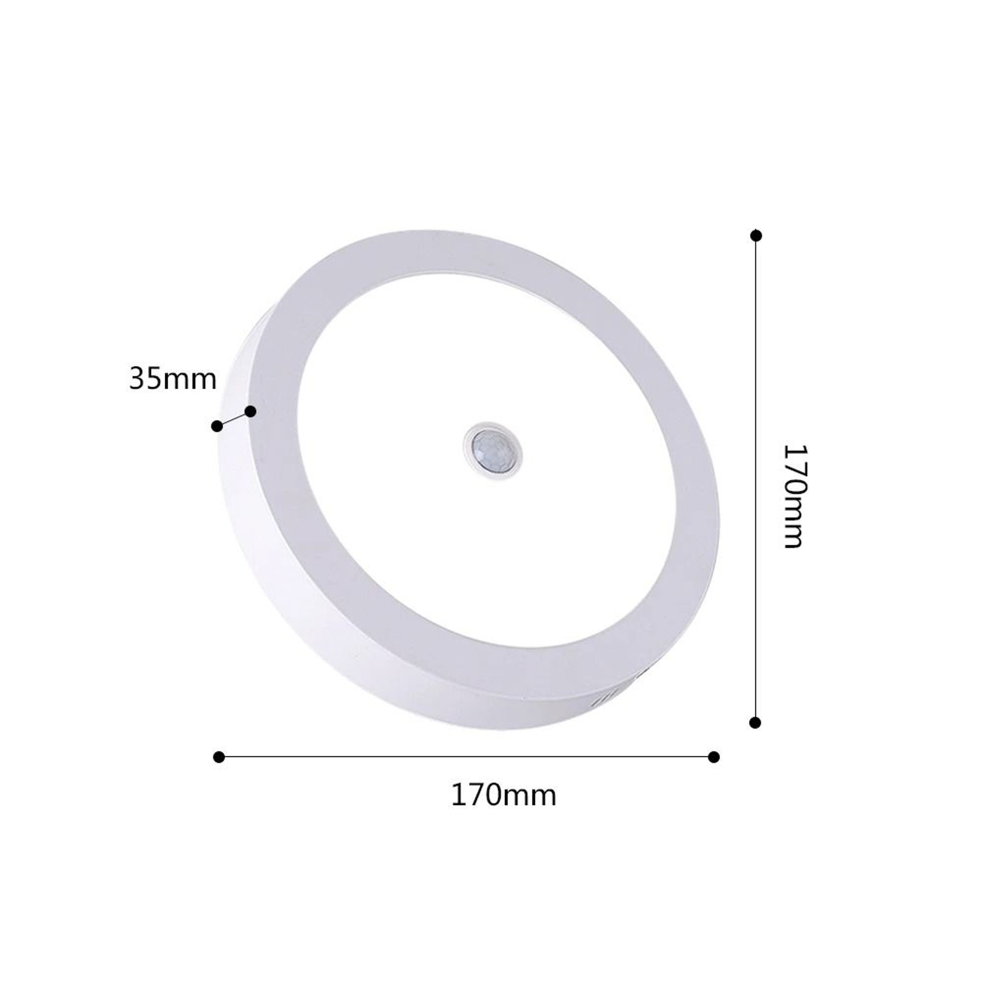6W 12W 24W LED Motion Sensor Ceiling Panel Light For Hallway And Kitchen 3