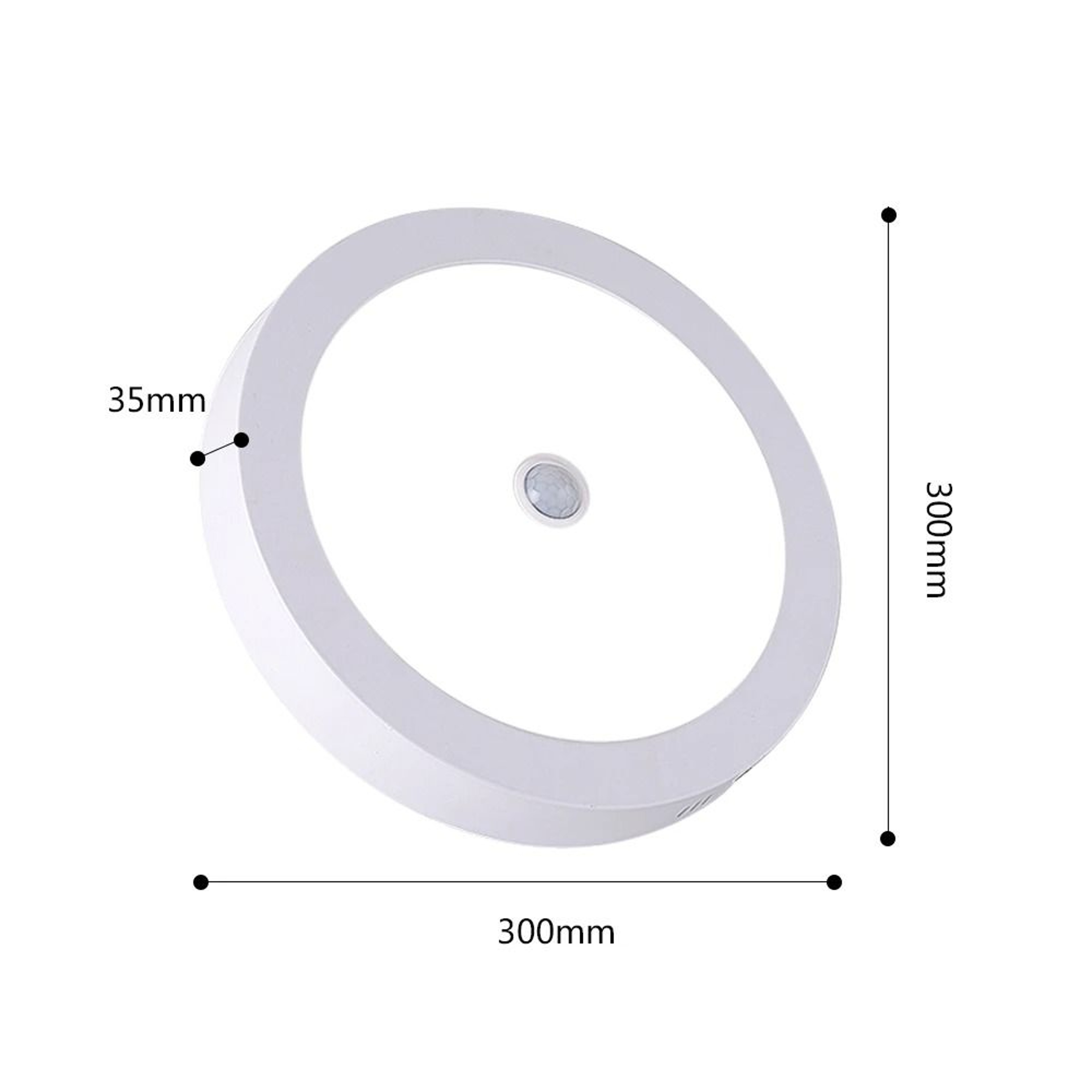 6W 12W 24W LED Motion Sensor Ceiling Panel Light For Hallway And Kitchen 7