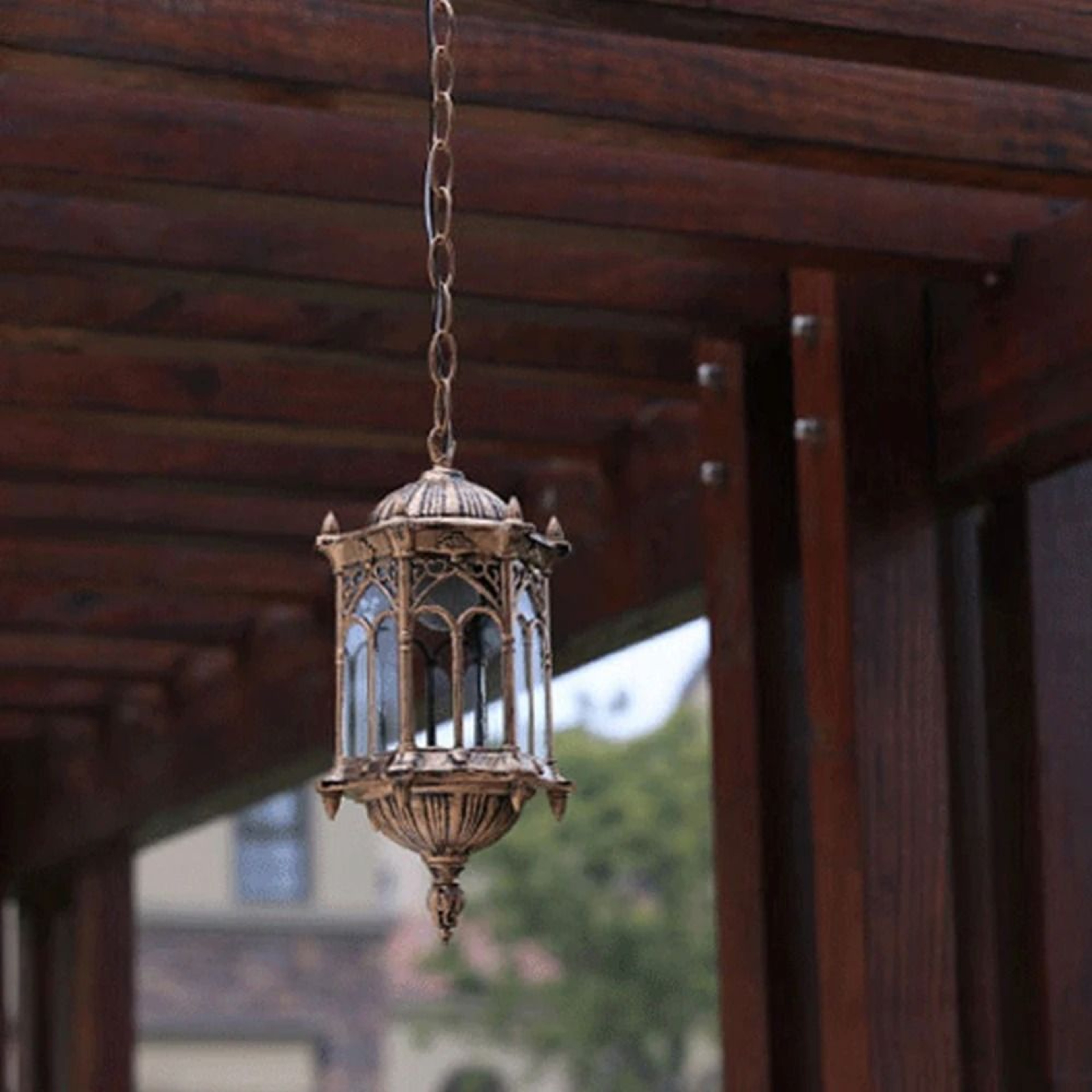 Vintage Outdoor Hanging Pendant Light For Porch Garden And Patio 5
