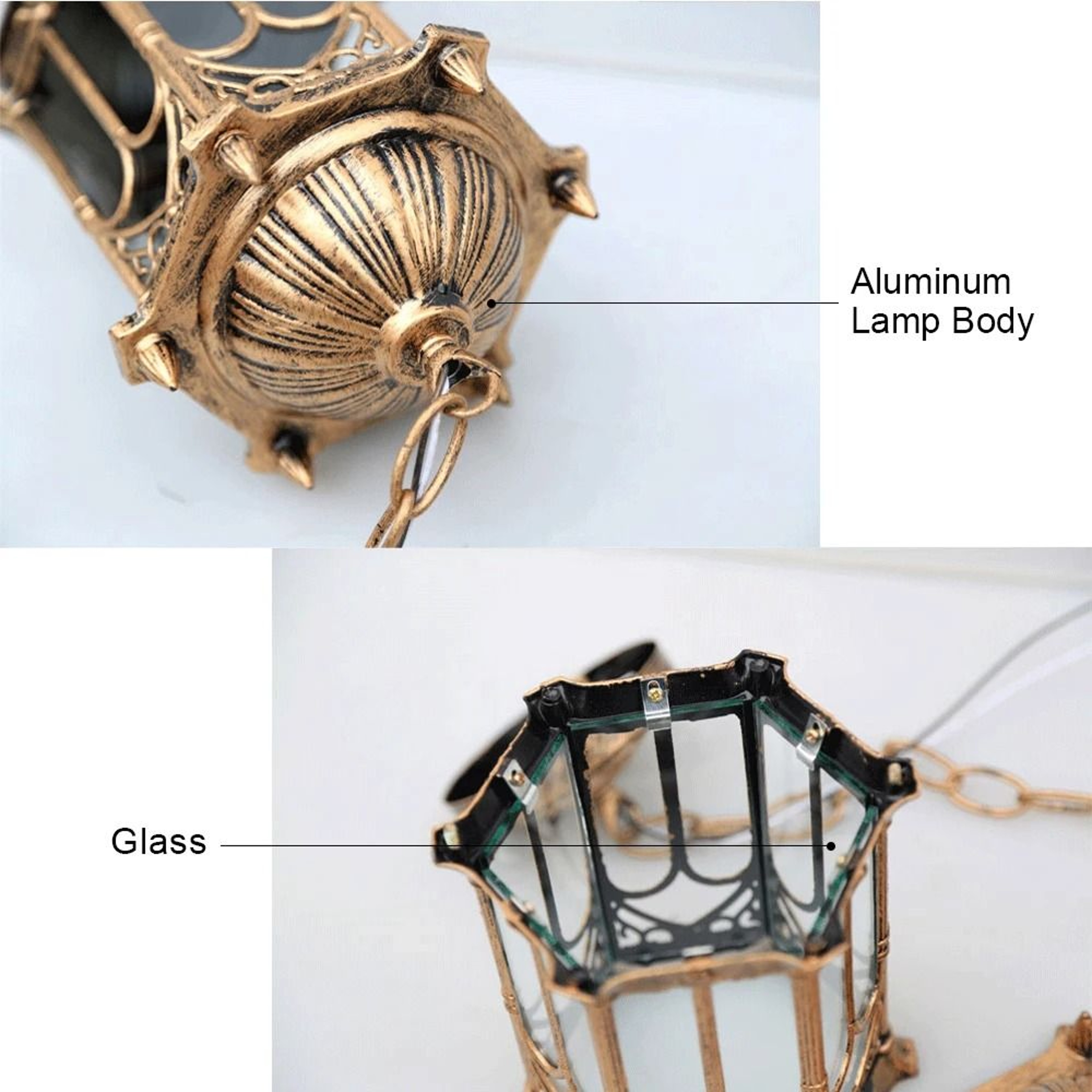 Vintage Outdoor Hanging Pendant Light For Porch Garden And Patio 4