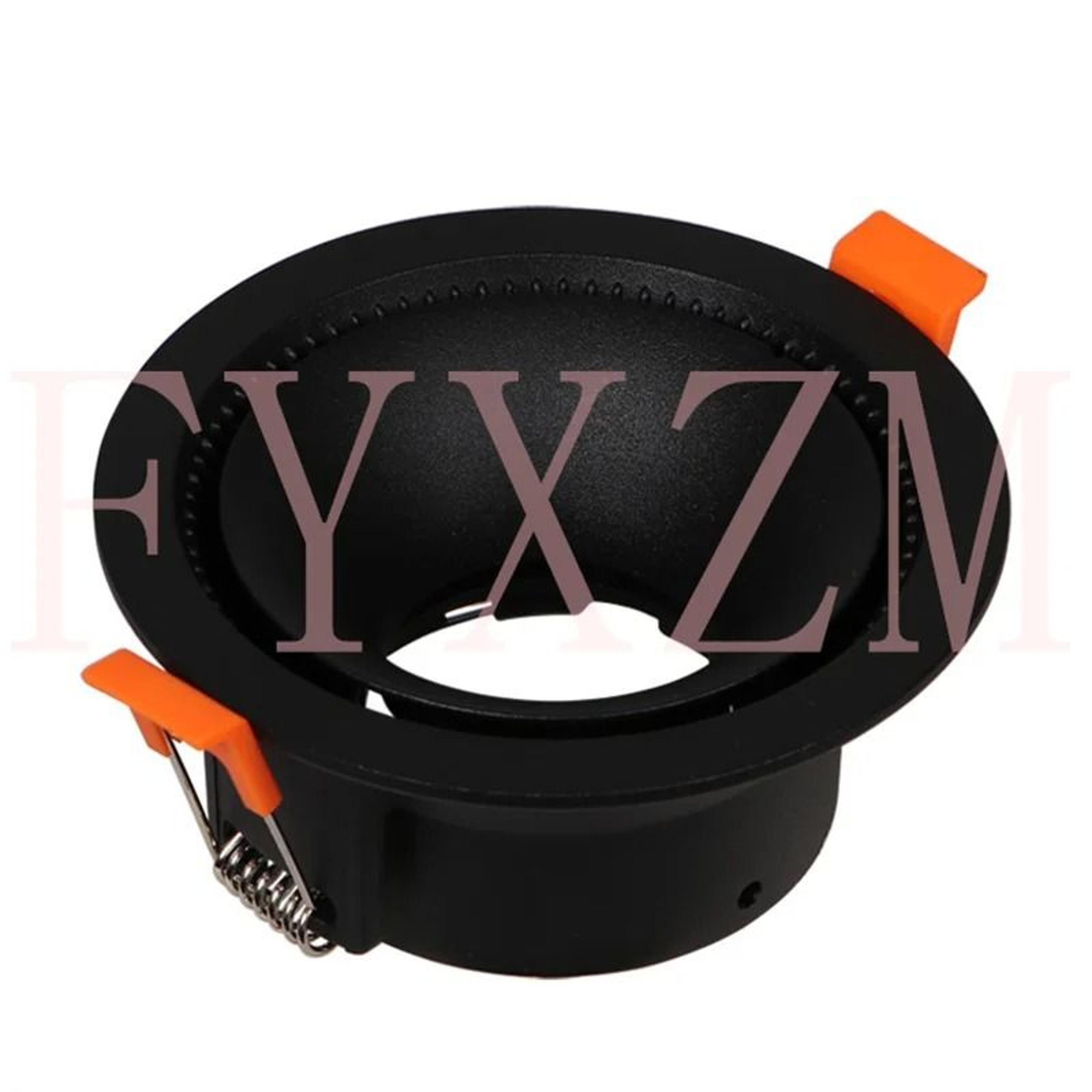 Round Recessed GU10 MR16 Ceiling Spotlight Frame In Black Or White 3