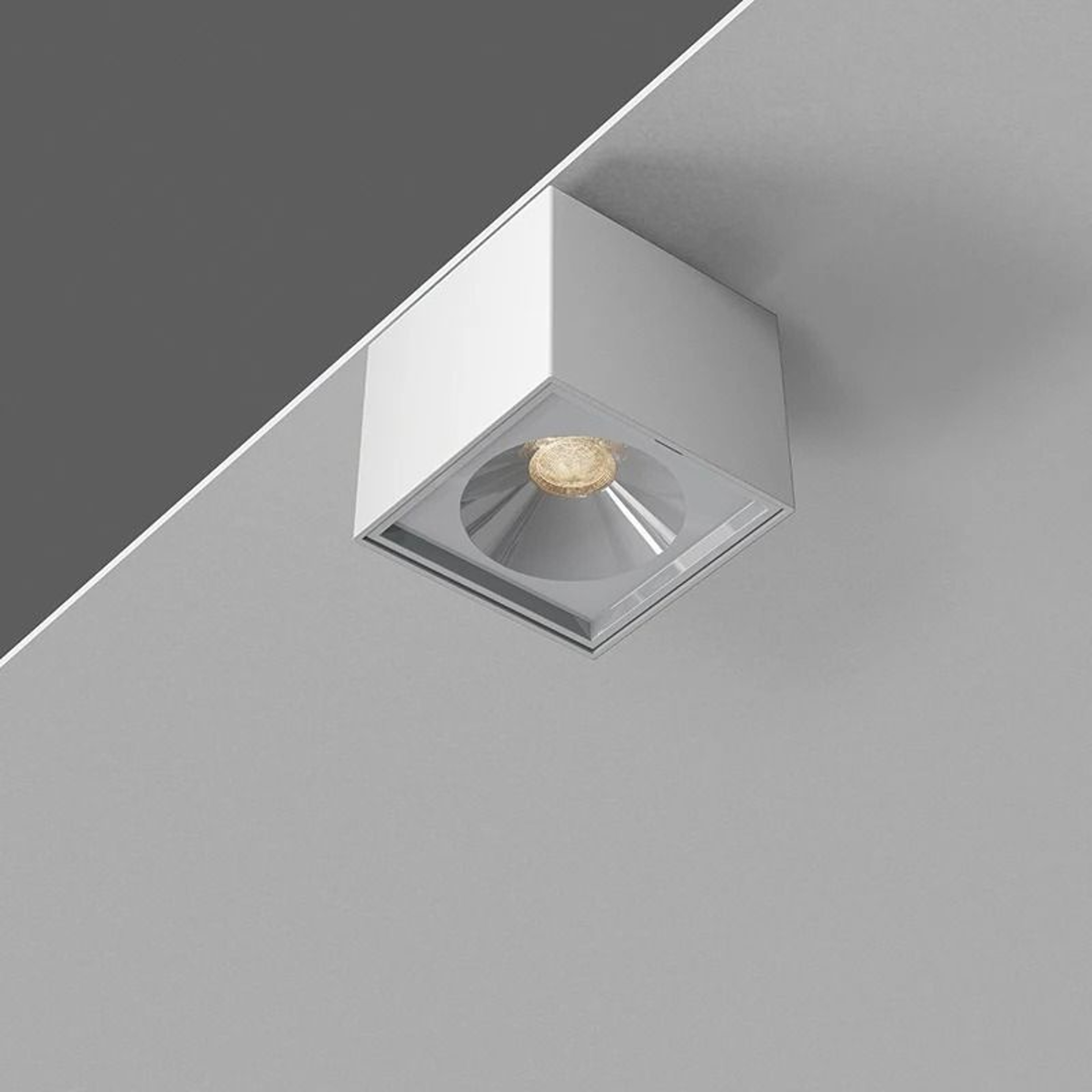 7W 10W Mini Square LED Surface Mounted Ceiling Spotlight For Stair Lighting 7