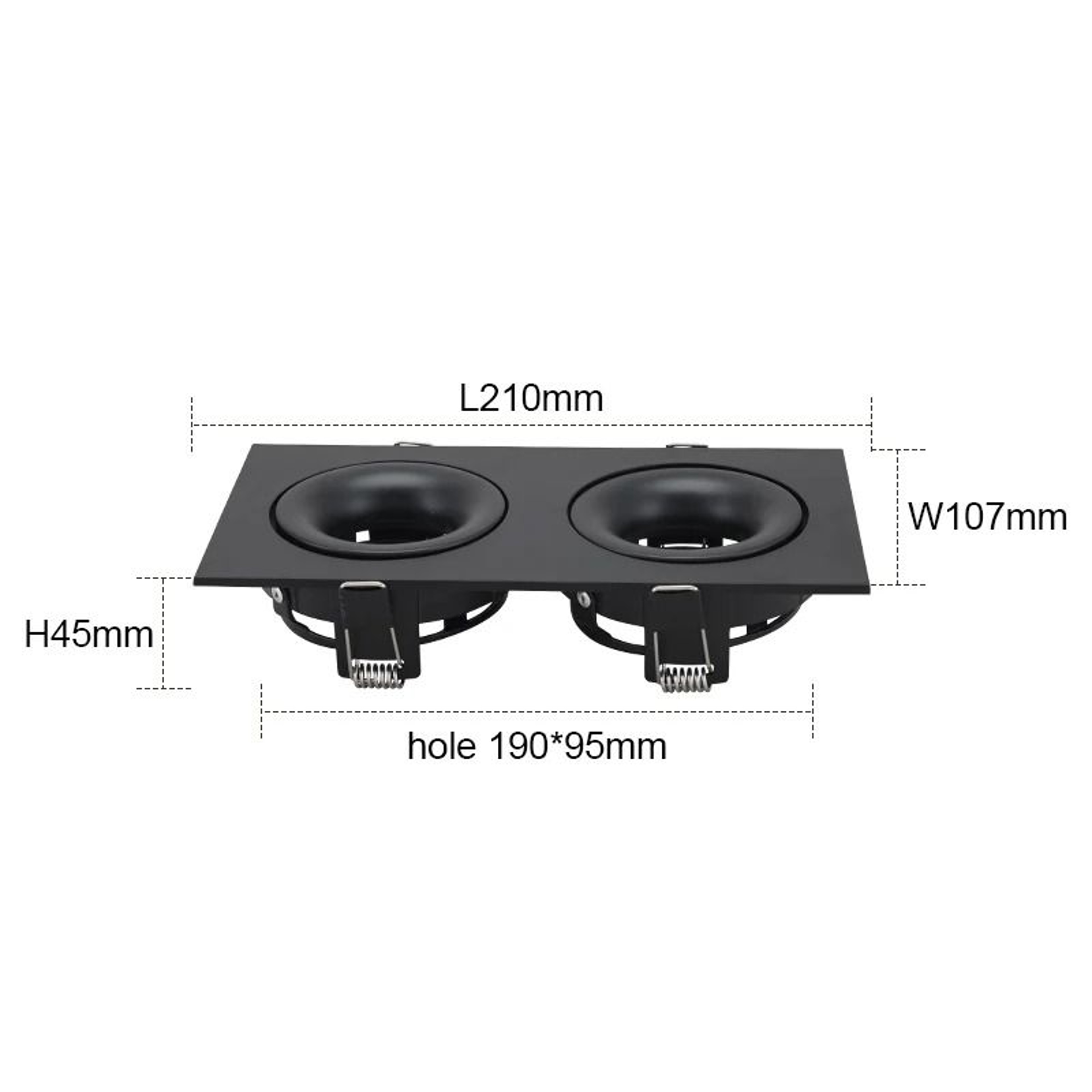 Modern GU10 Recessed Ceiling Spotlight Mounting Frame For Indoor Lighting 1