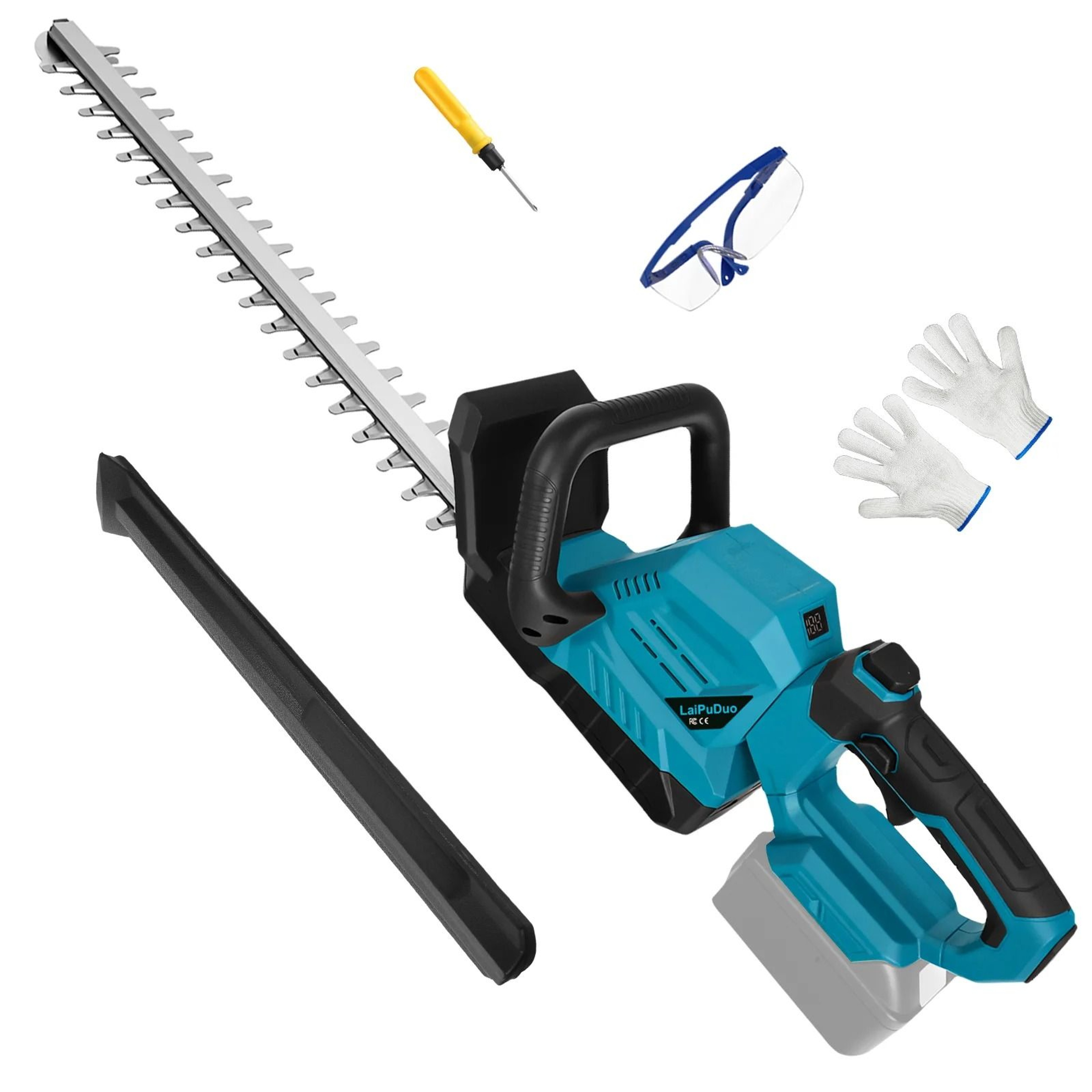3000RPM Brushless Cordless Electric Hedge Trimmer For Makita 18V Batteries 6