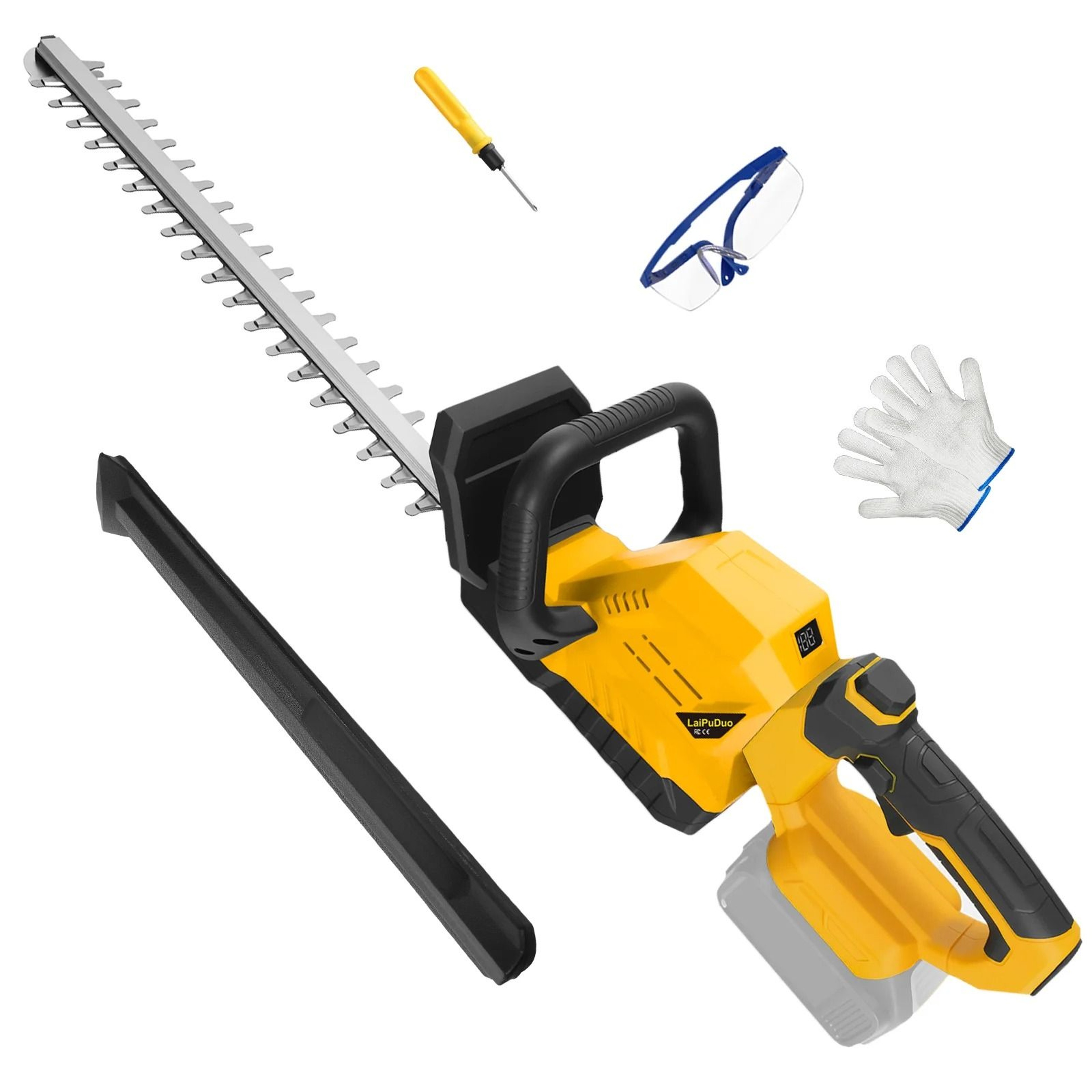 3000RPM Brushless Cordless Electric Hedge Trimmer For DeWalt 20V Batteries 7