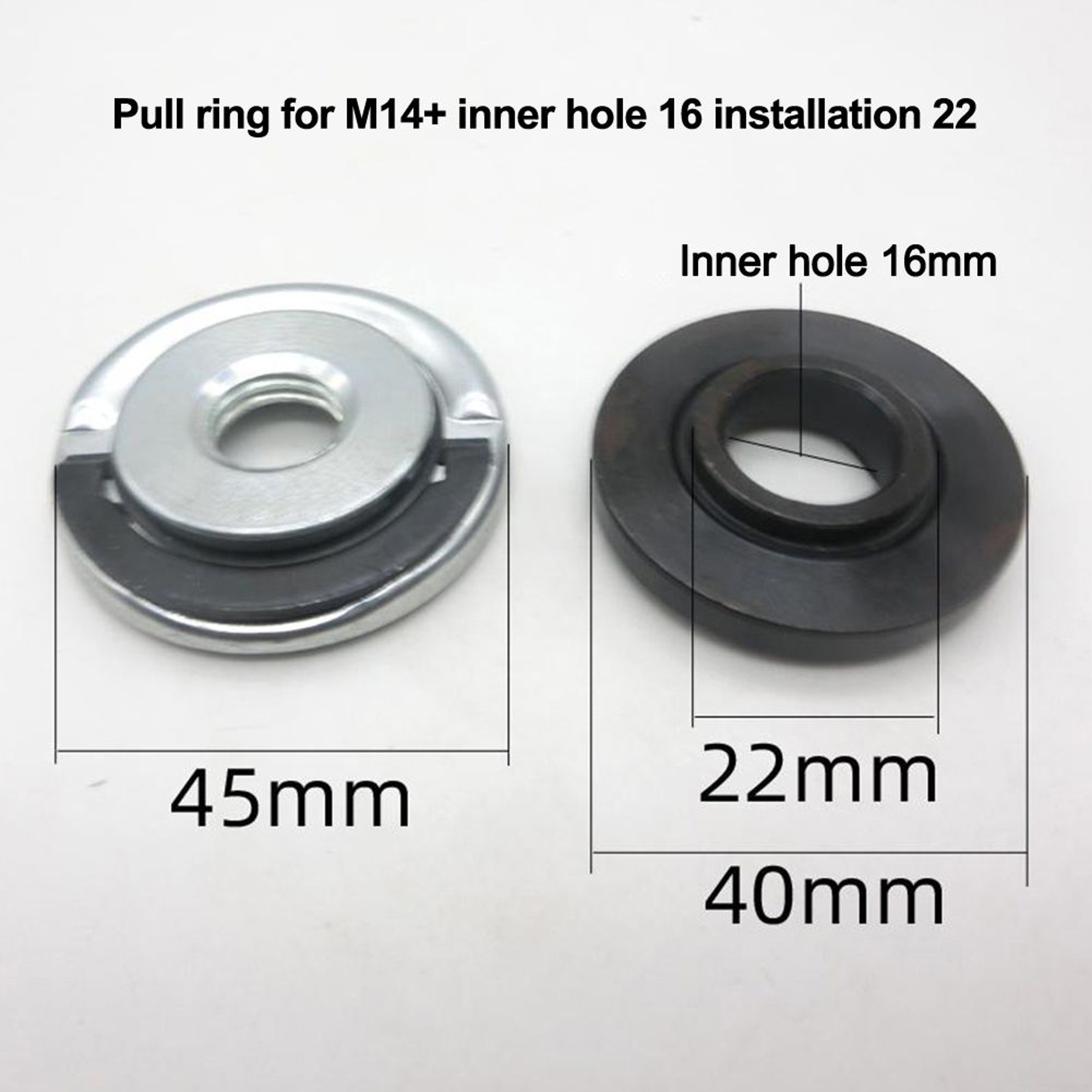 M14 Quick Release SelfLocking Angle Grinder Flange Nut Pressure Plate 2