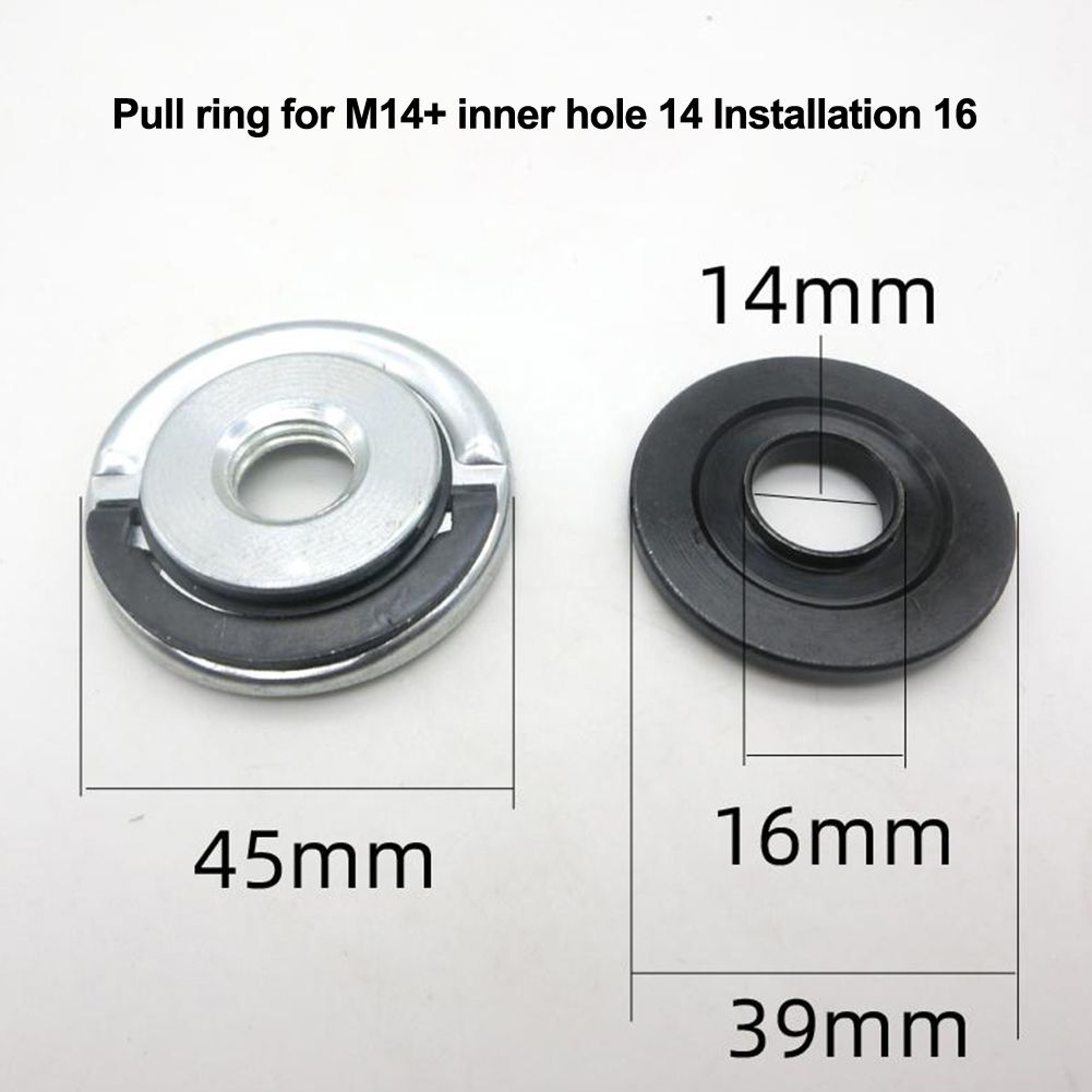 M14 Quick Release SelfLocking Angle Grinder Flange Nut Pressure Plate 4