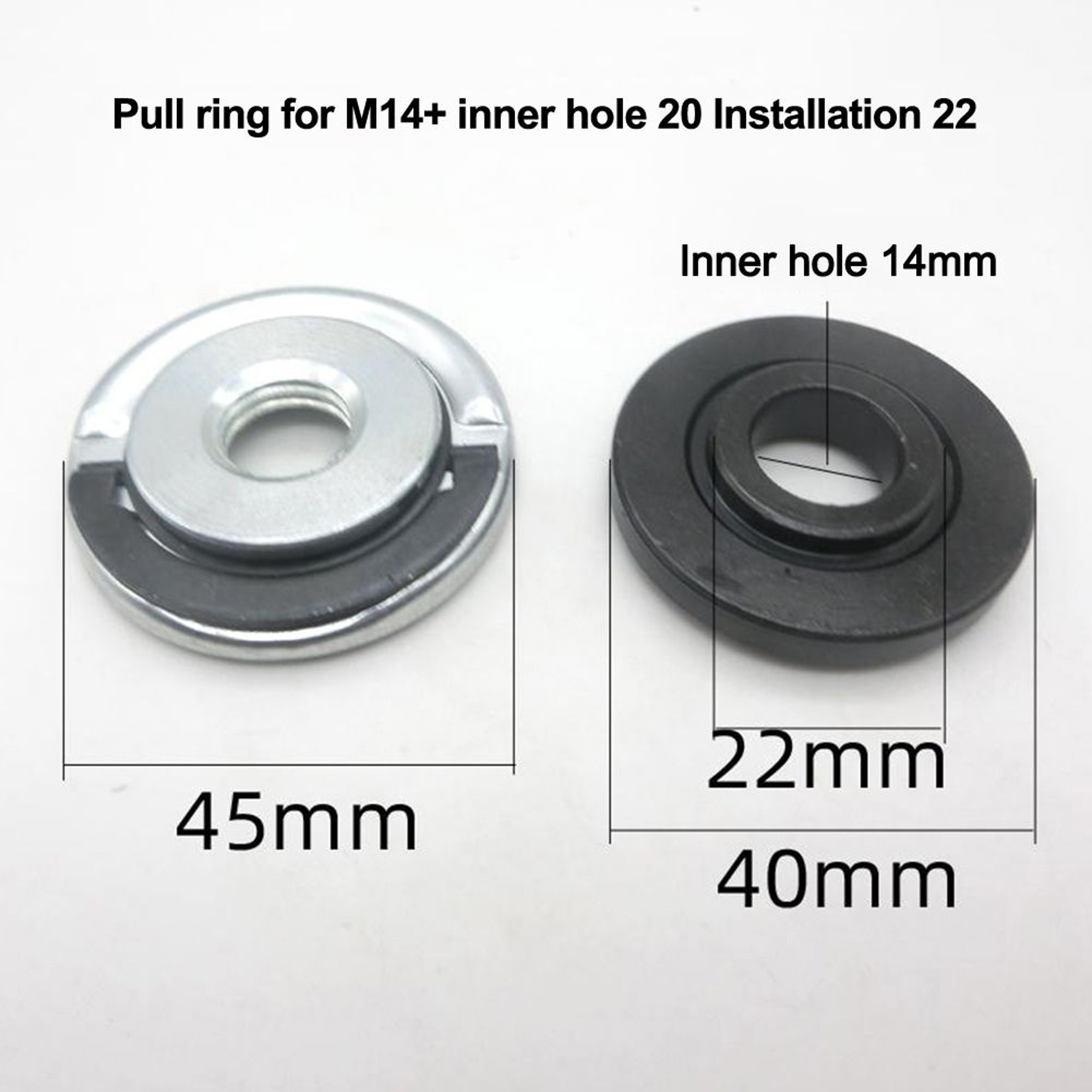 M14 Quick Release SelfLocking Angle Grinder Flange Nut Pressure Plate 5