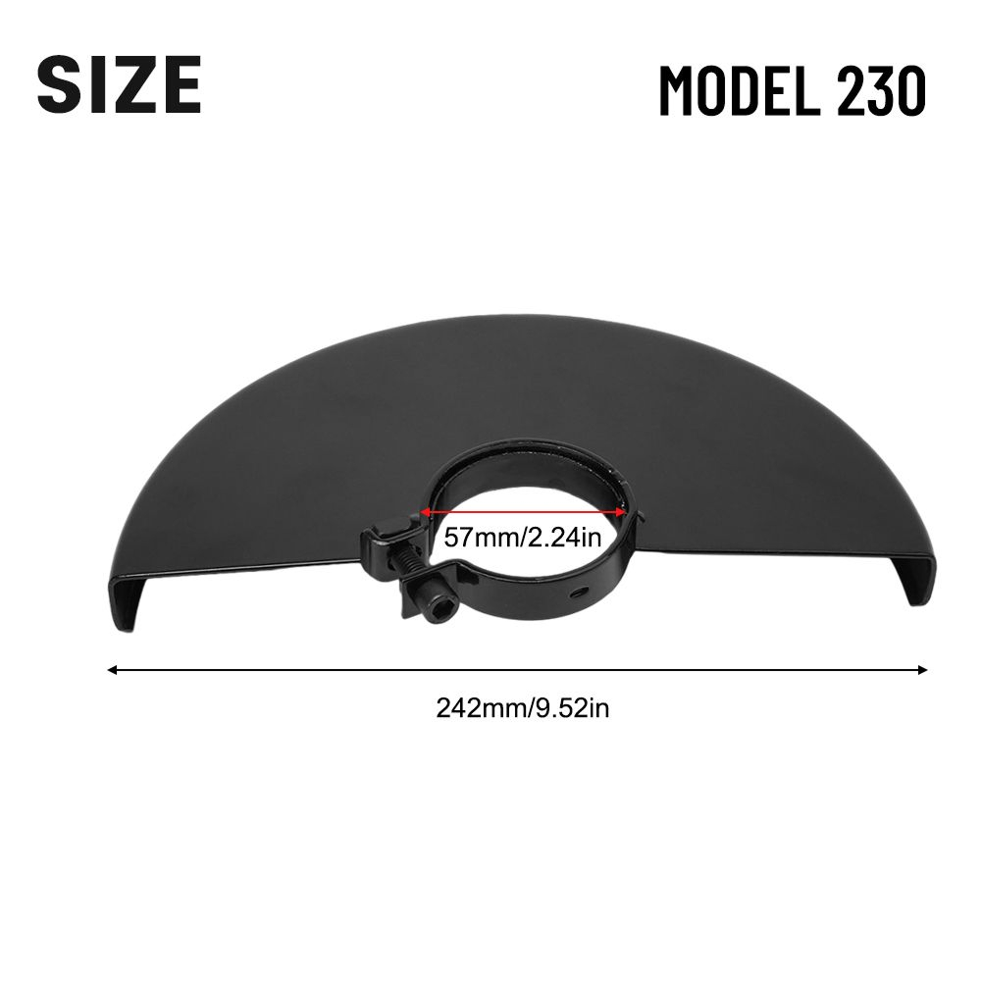 Metal Angle Grinder Protective Wheel Guard Cover 125230mm Replacement 5