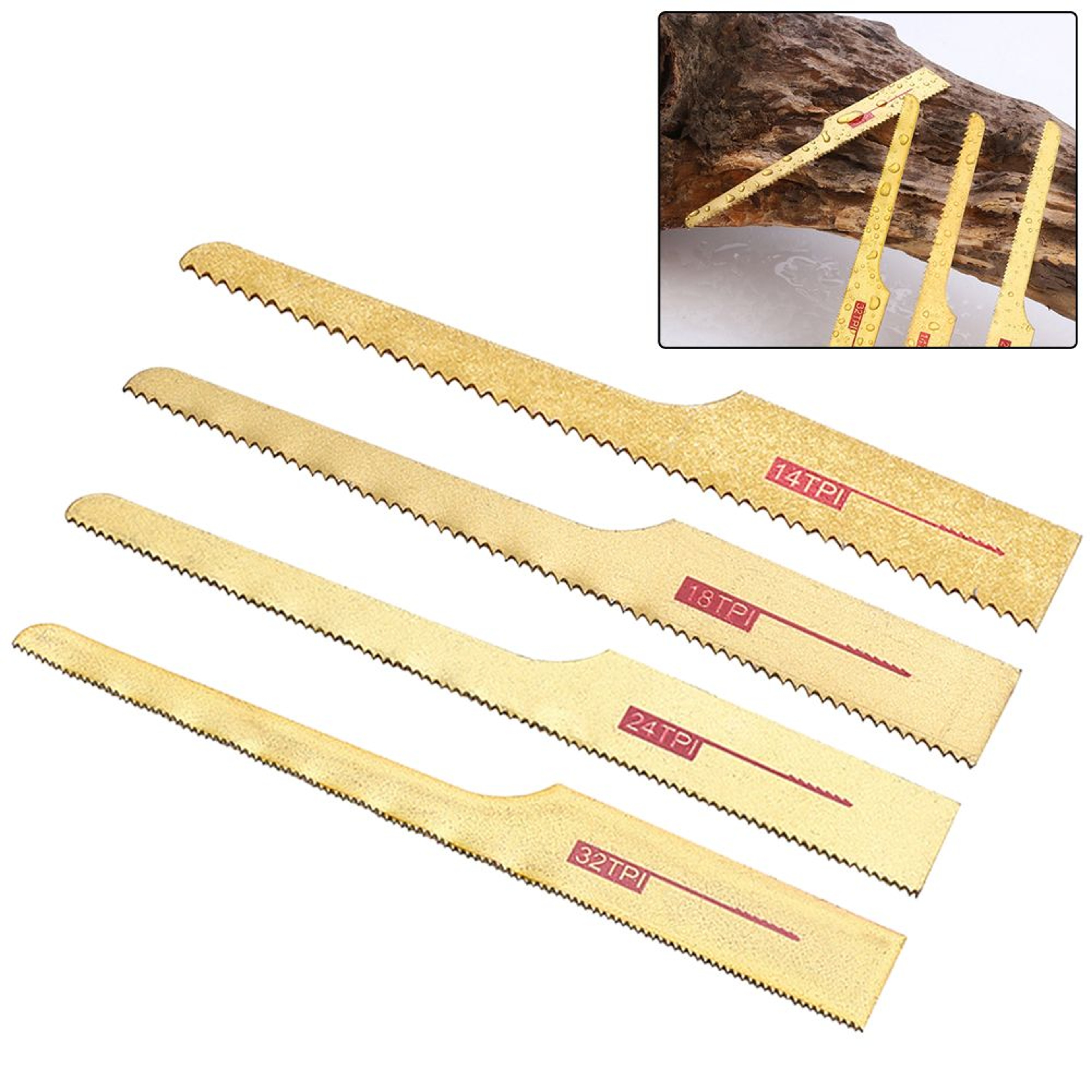 5Piece 93mm Pneumatic Curved Saw Blade Set 1432 TPI For Wood Metal And PVC 6