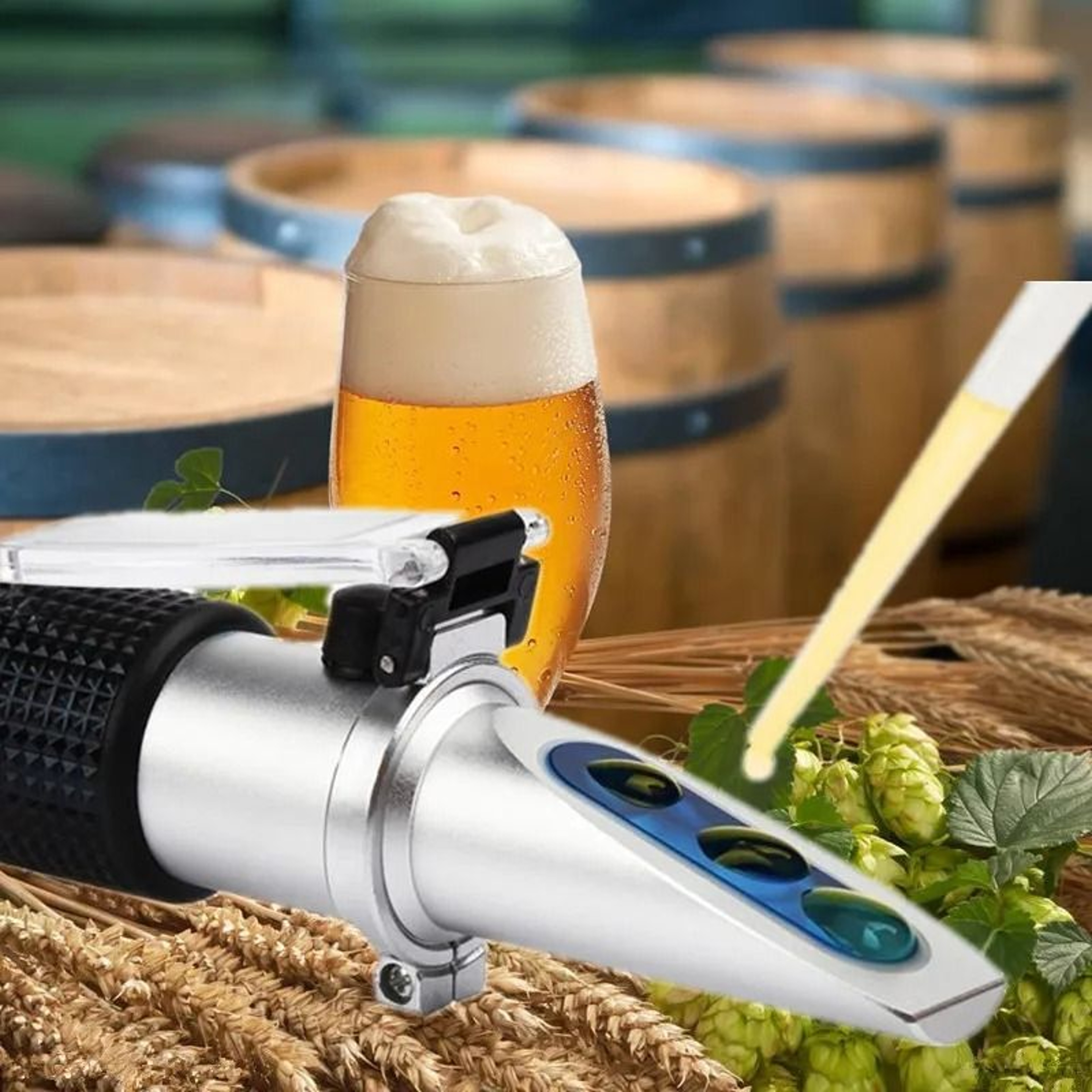 ATC Beer Wort Wine Refractometer 032 Brix And SG 10001130 3