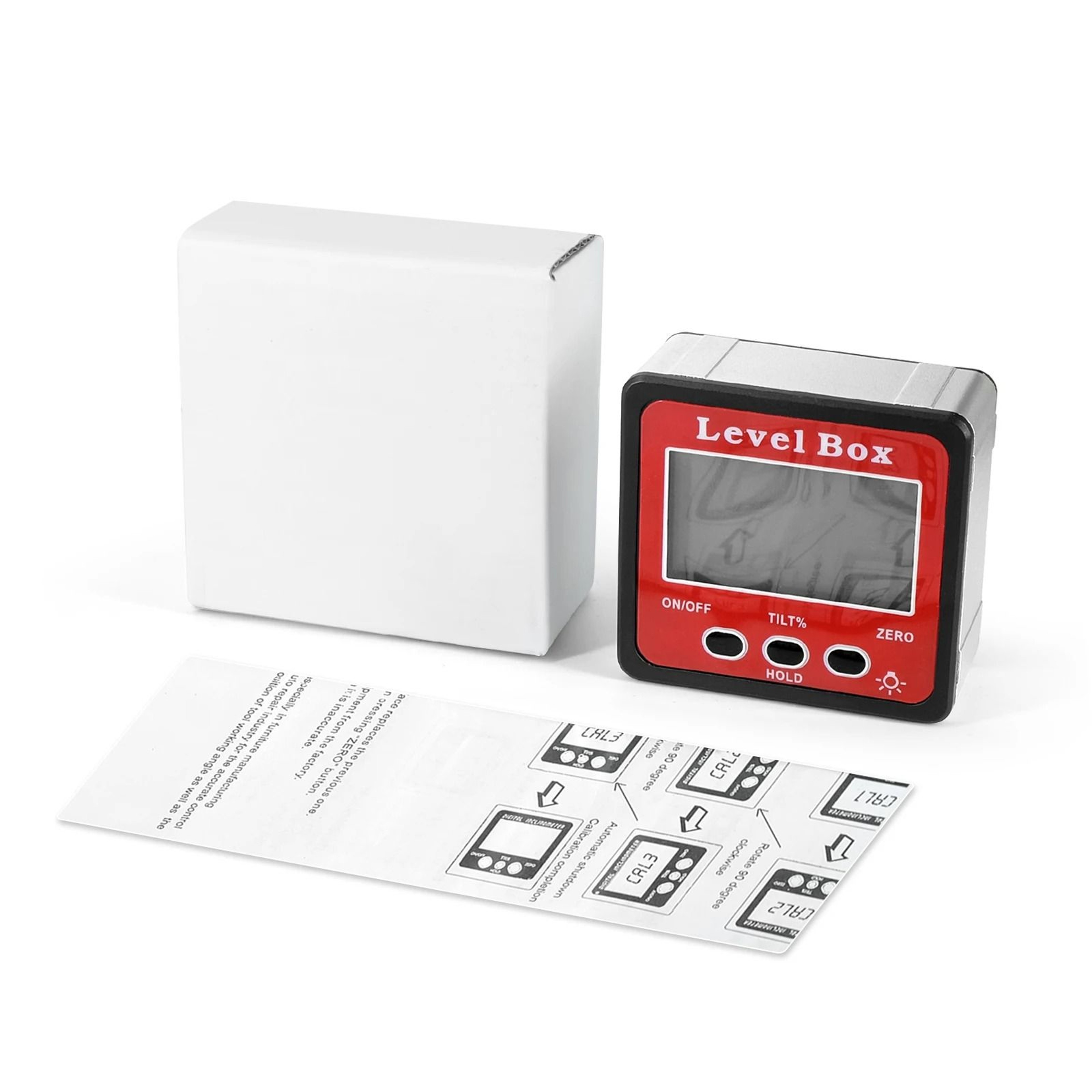 3in1 360 Digital Level Box Magnetic Angle Finder With Backlit Display 8