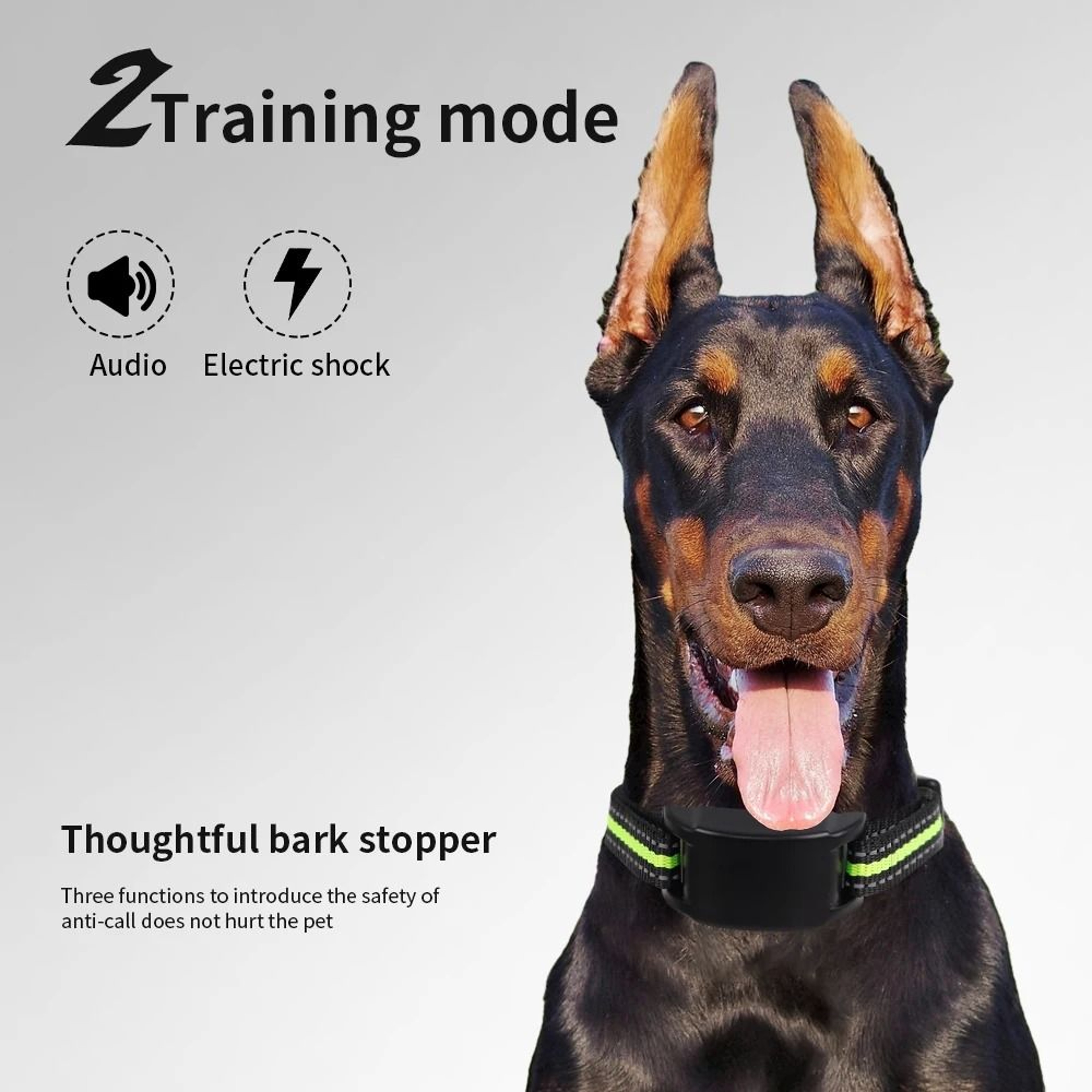 USB Rechargeable Automatic Dog Bark Collar With 7 Sensitivity Levels 8